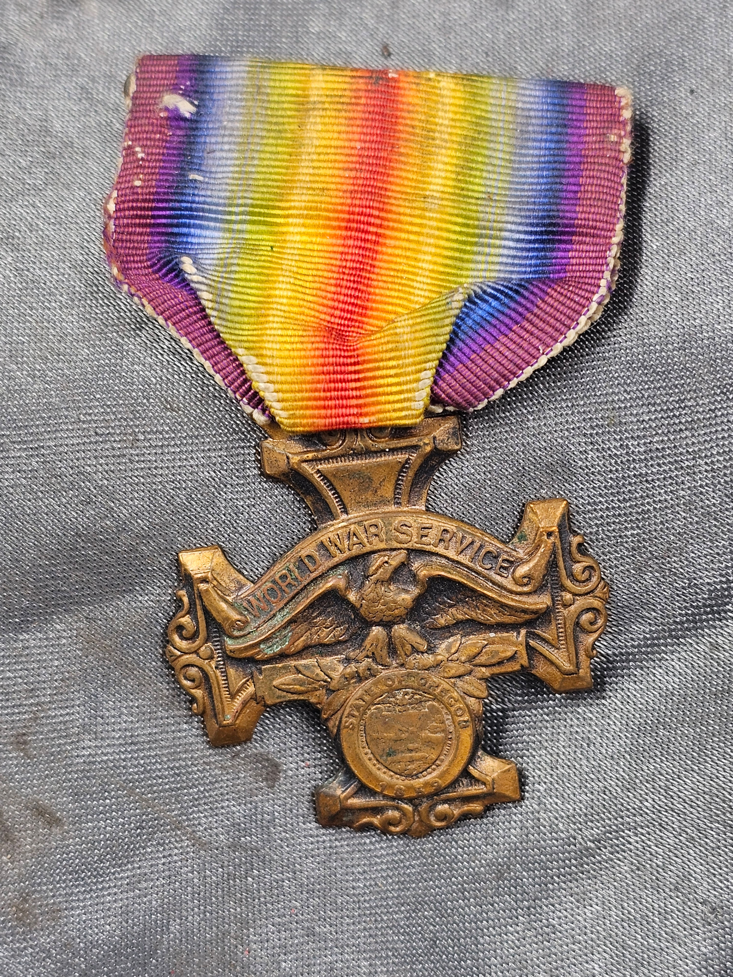 WWI OREGON NATIONAL GUARD VICTORY MEDAL