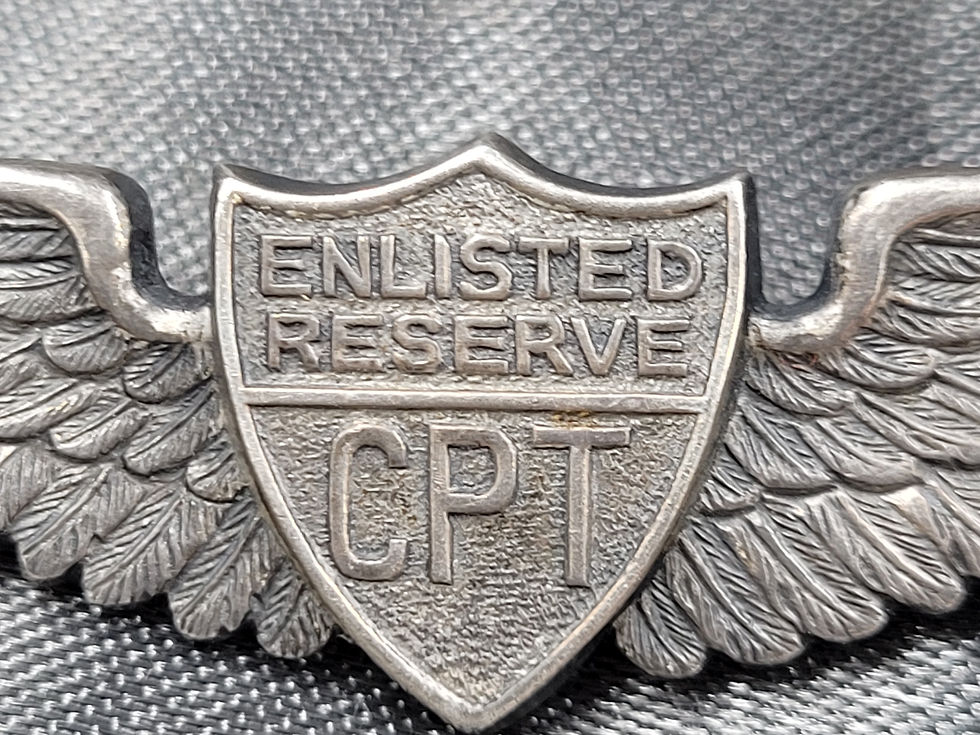 Miniaturbild: WWII ERA ENLISTED RESERVE CAPTAIN WINGS 