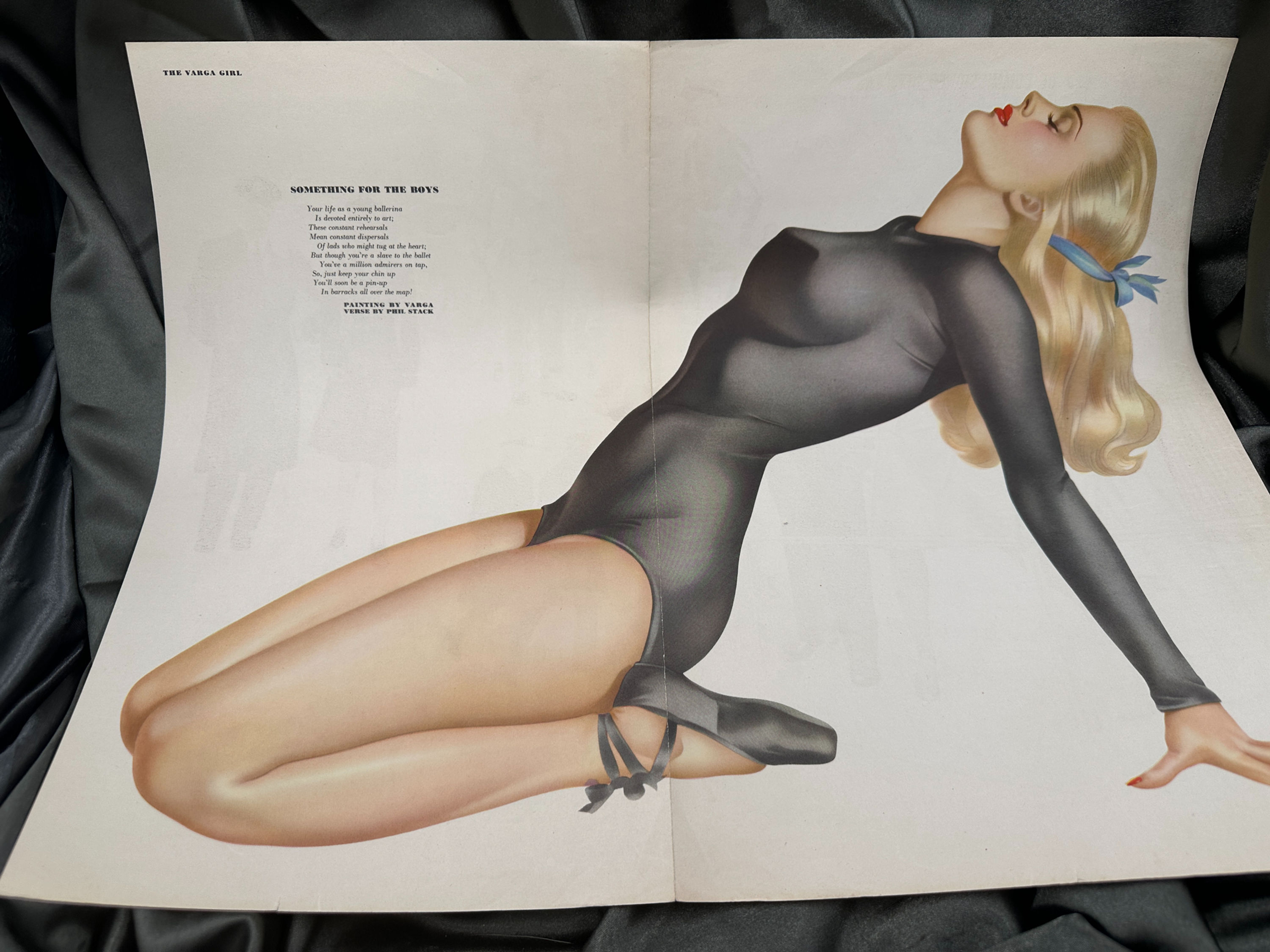 WWII VARGA PINUP CENTERFOLD FROM ESQUIRE MAGAZINE