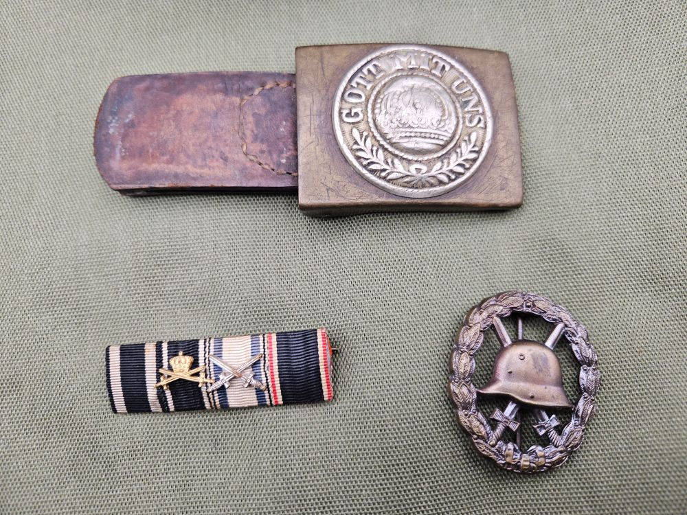 WWI Belt Buckle Group.