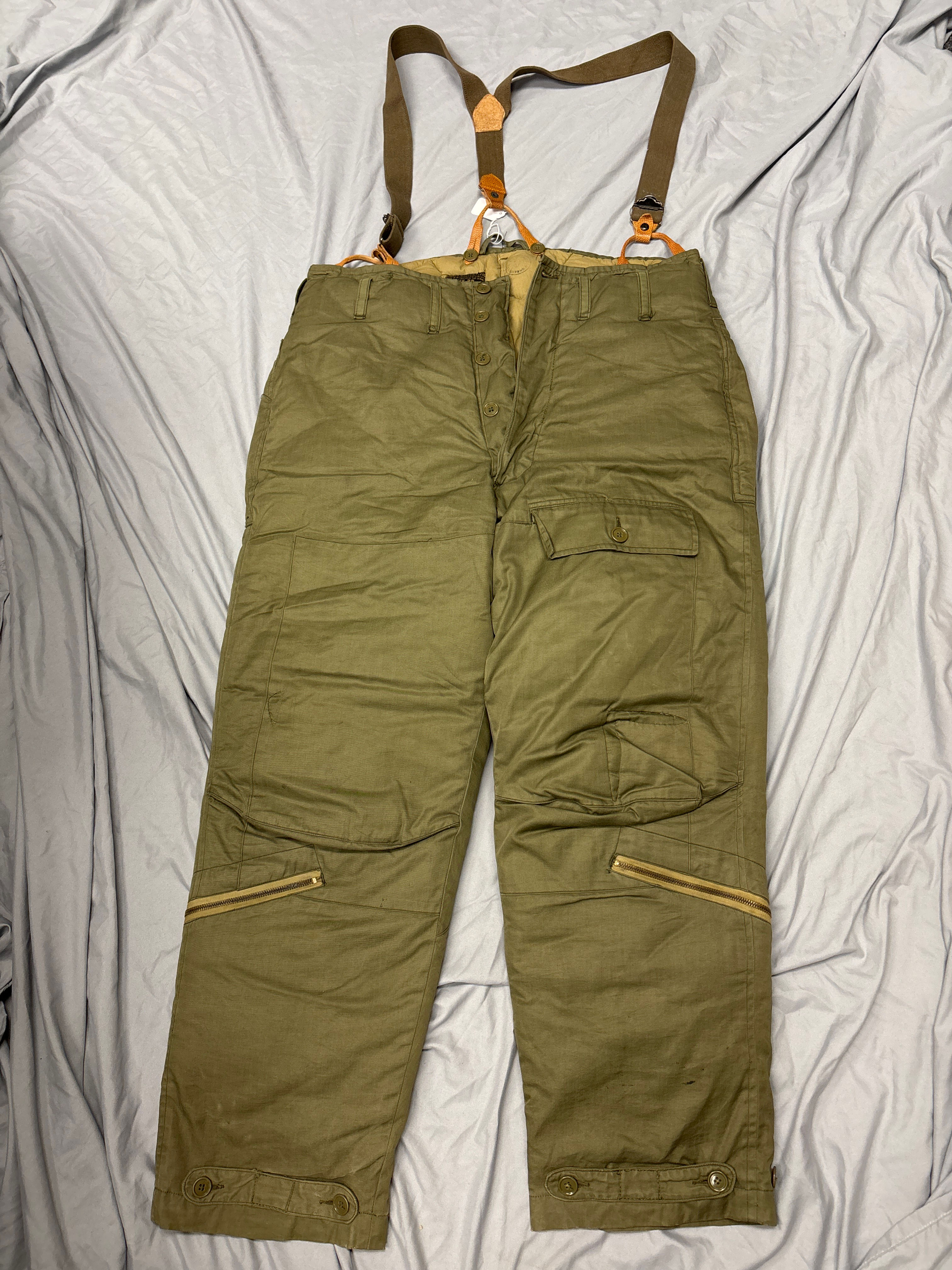 WWII US TYPE-A-8 WINTER FLYING TROUSER  SIZE 38