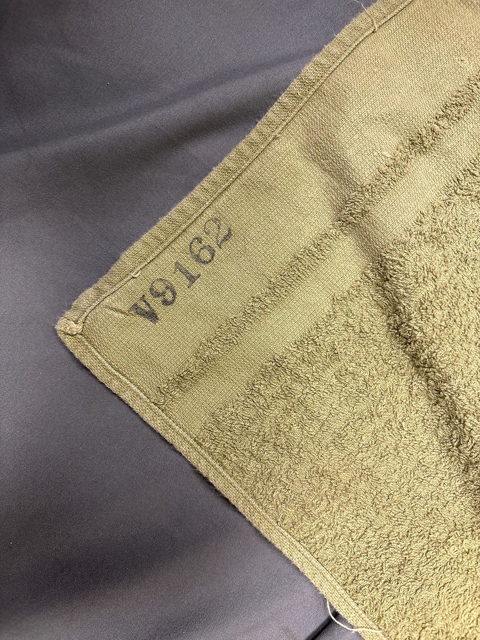 Thumbnail: WWII US ARMY OD TOWEL 