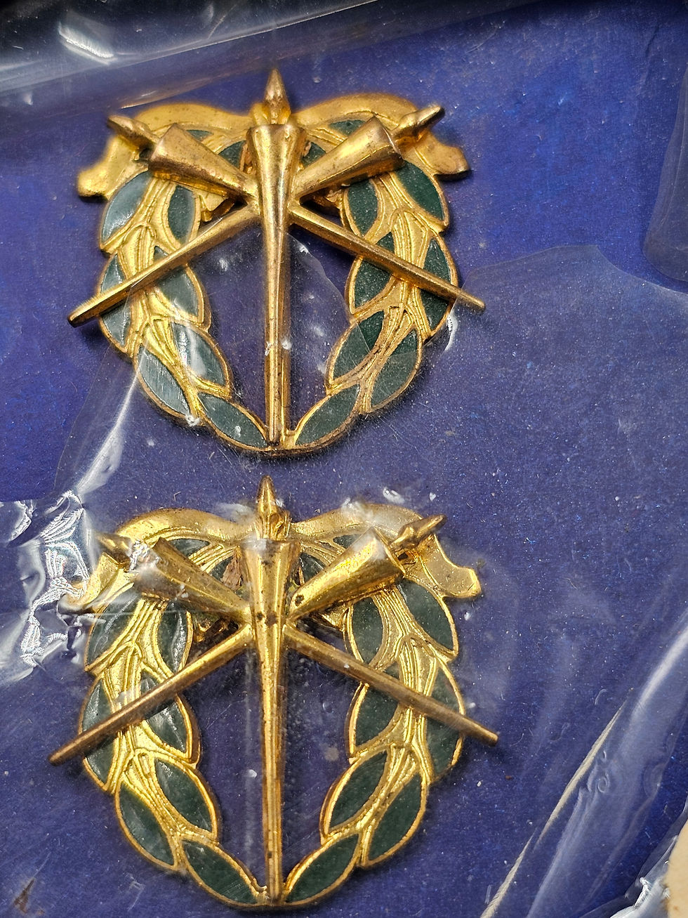 サムネイル： WWII ERA US ARMY SPECIAL SERVICES OFFICER COLLAR INSIGNIAS