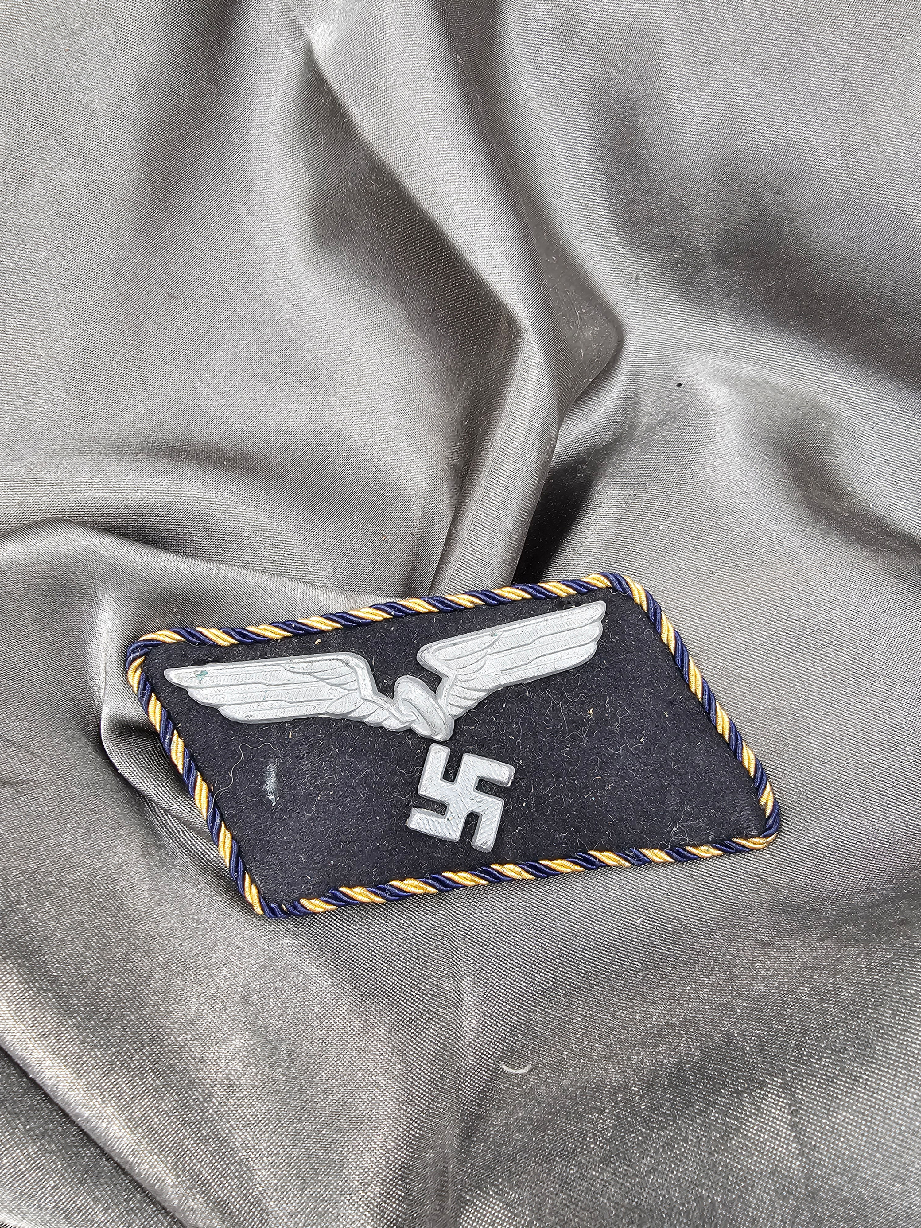 WWII GERMAN RAILWAY OFFICER COLLAR TAB