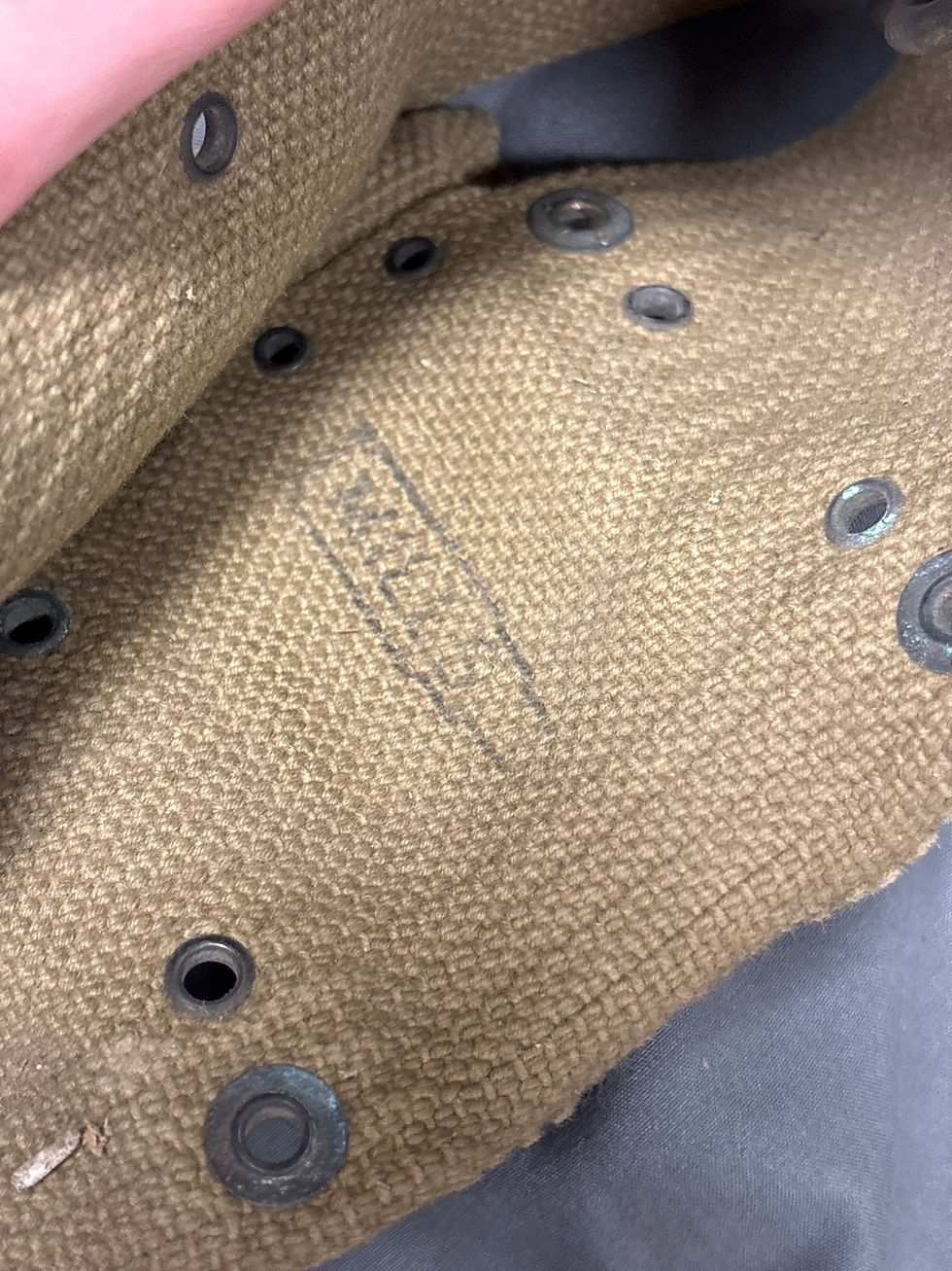 Thumbnail: MODEL 1903 EAGLE SNAP CARTRIDGE BELT WITH CANTEEN 