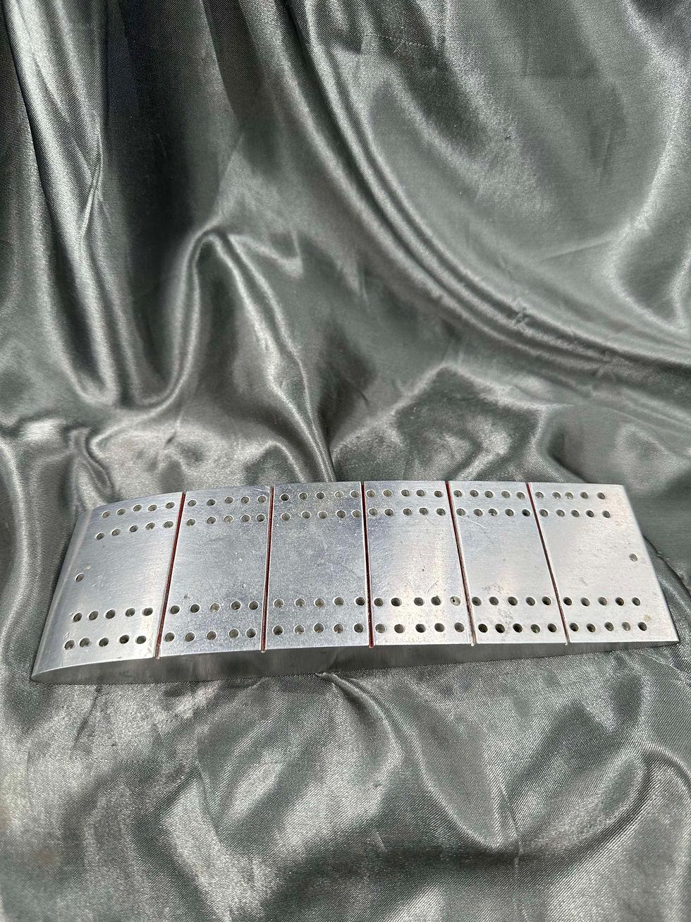 サムネイル： TRENCH ART CRIBBAGE BOARD