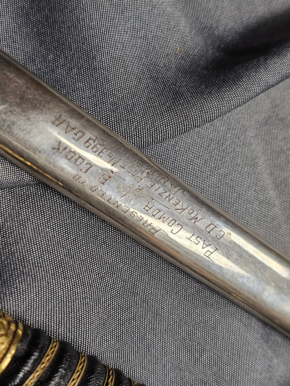 Miniature : MODEL 1860 US Civil War Staff & Field Officer Presentation Sword