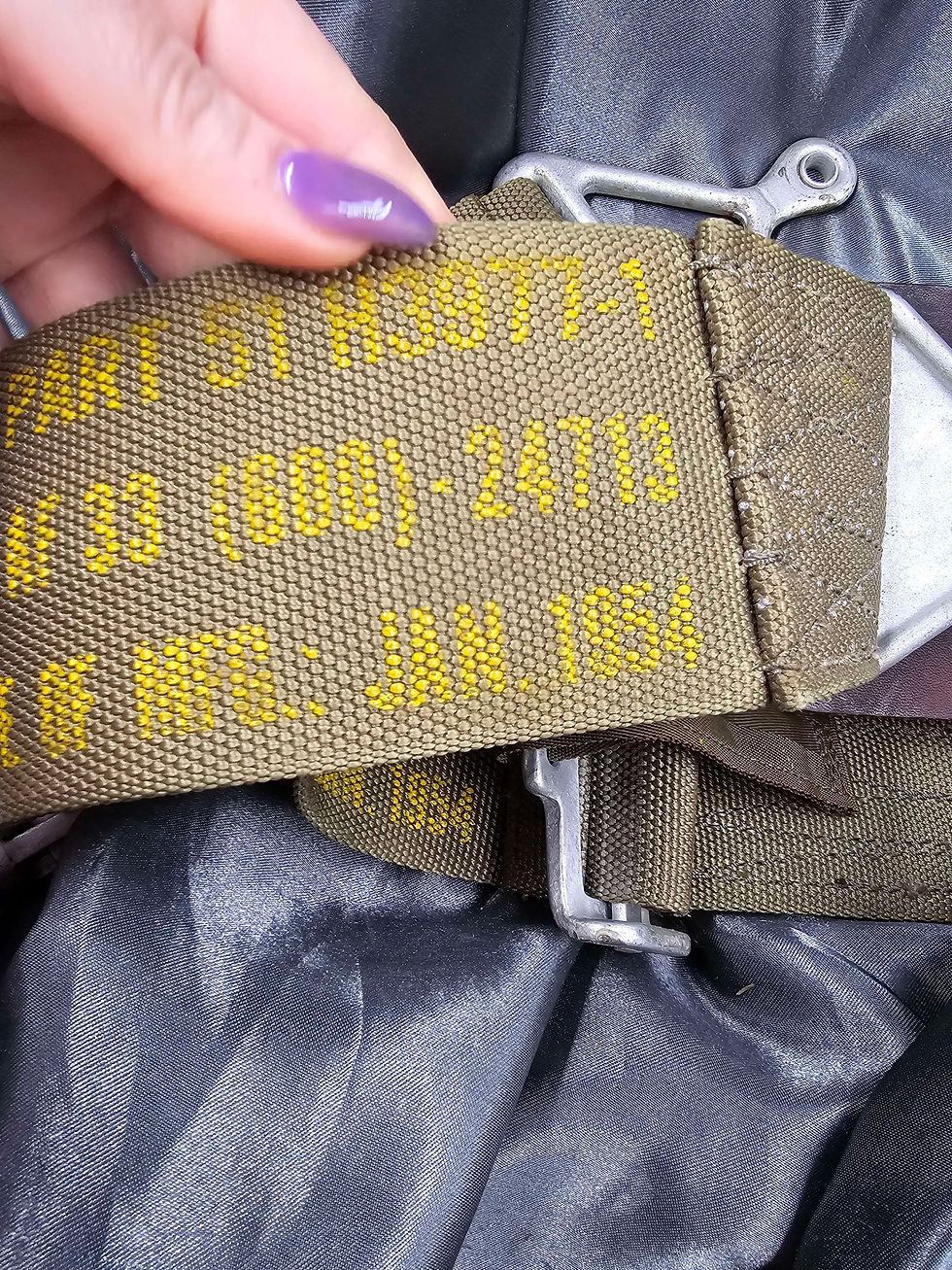 Miniature : 1950'S AIRCRAFT SEATBELT