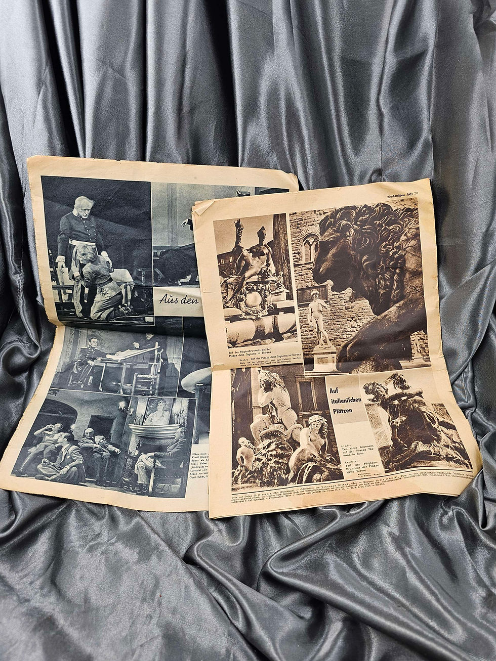 Thumbnail: WWII GERMAN MUSOLINI & HITLER HEADLINES