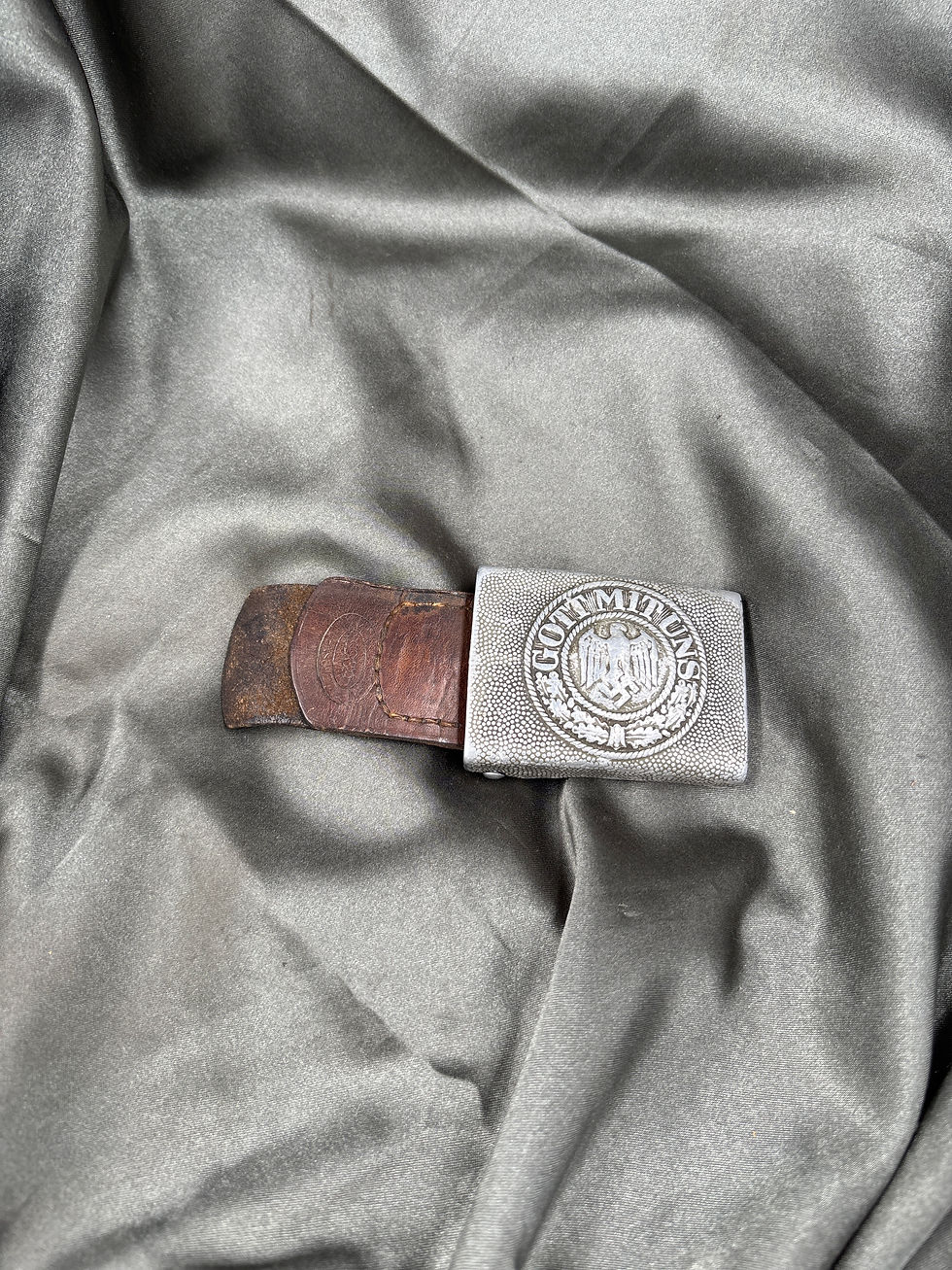 Thumbnail: WWII GERMAN ARMY BELT BUCKLE