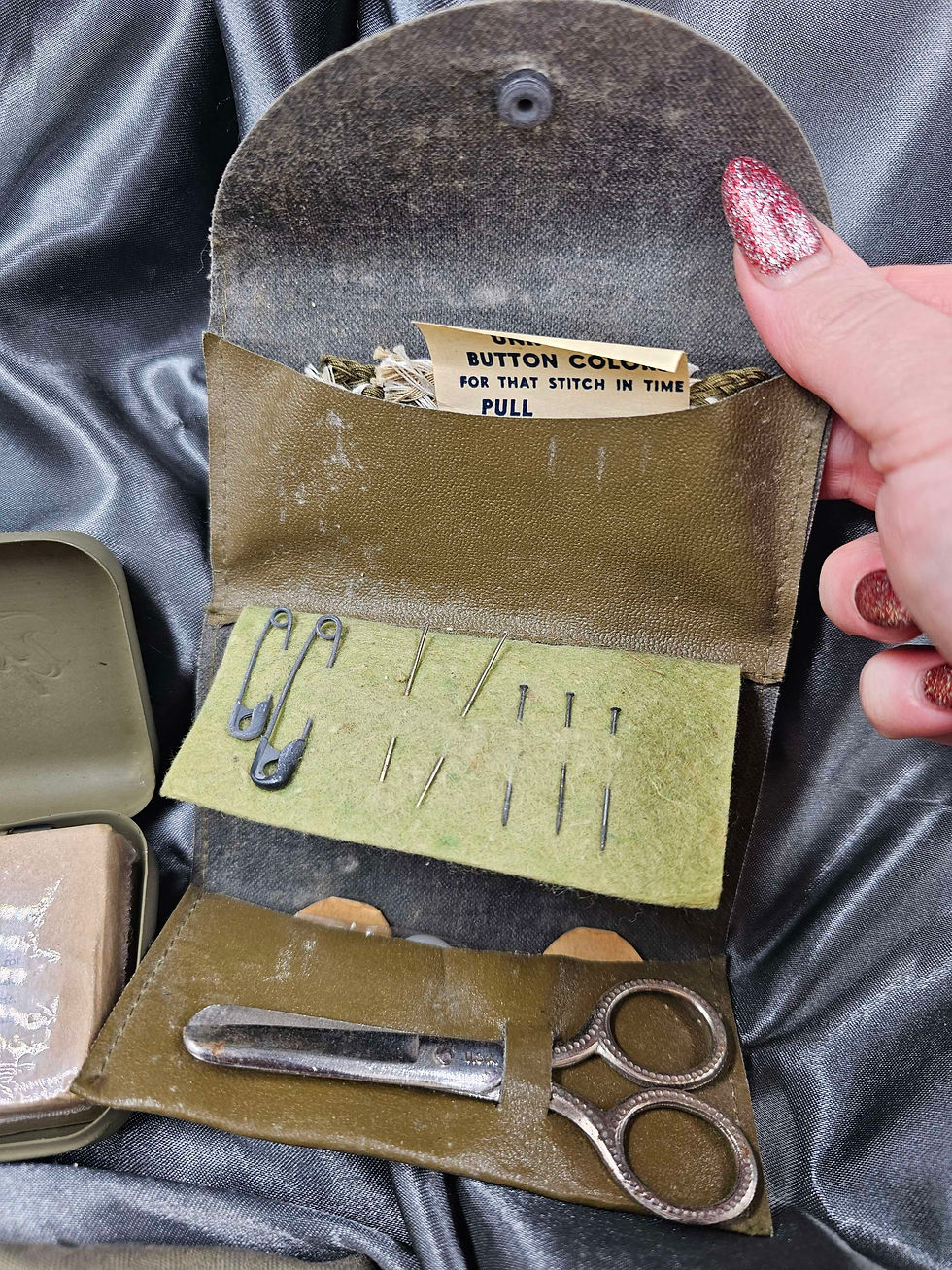 Thumbnail: WWII PERSONAL EFFECT BAG 