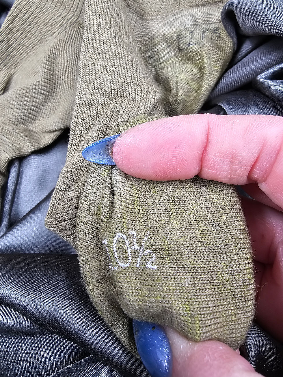 Thumbnail: WWII WOMEN ARMY CORPS WINTER STOCKINGS