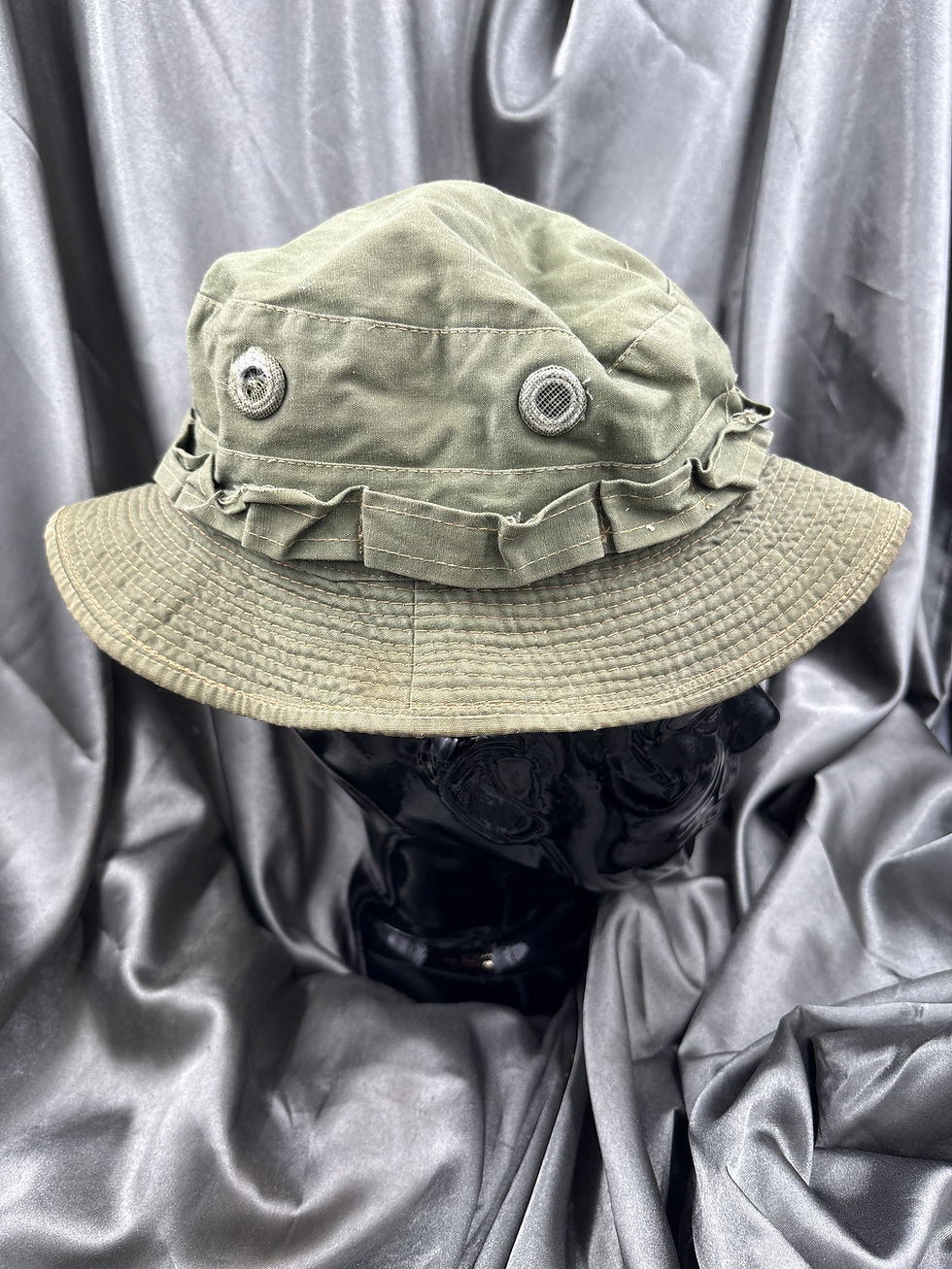 Miniature : VIETNAM WAR ERA IN-COUNTRY MADE BOONIE HAT