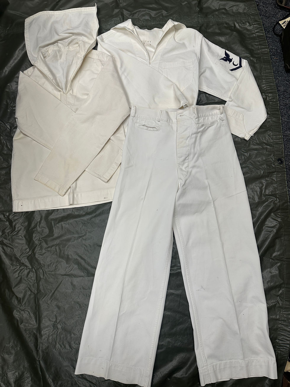 Thumbnail: WWII US ADMIRALTY ISLANDS NAVY COOK GROUPING