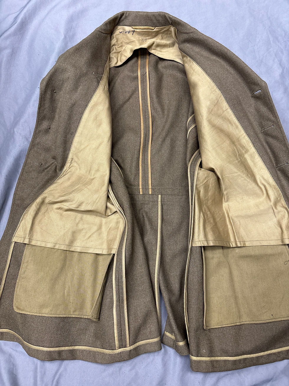 Thumbnail: WWII US ENLISTED CBI CLASS A JACKET SIZE 39R