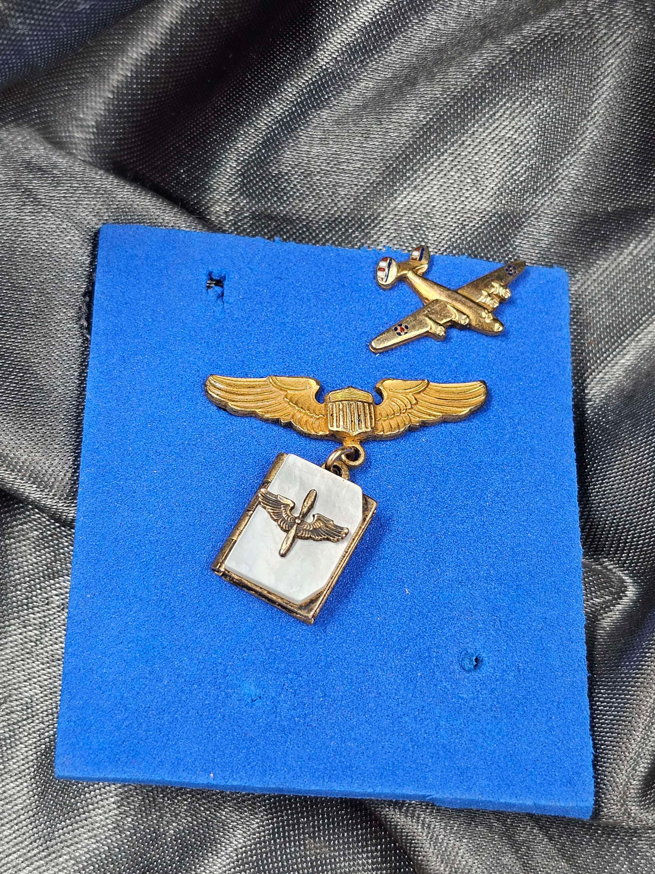 WWII US SWEETHEART AIR CORPS PINS 
