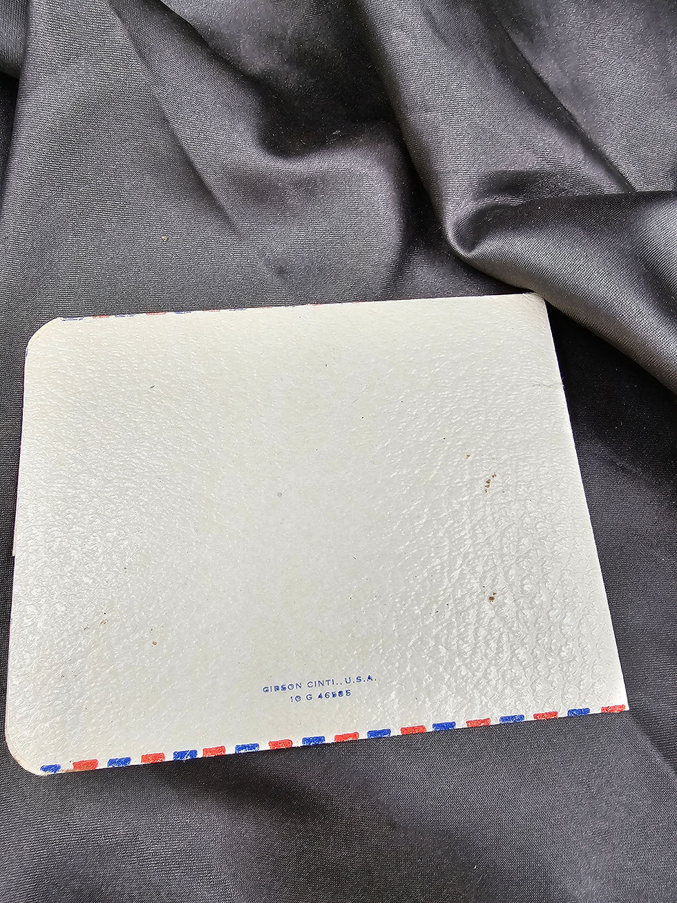 Miniaturbild: WWII GIFT HOMEFRONT GREETING CARD MY SERVICE WALLET 