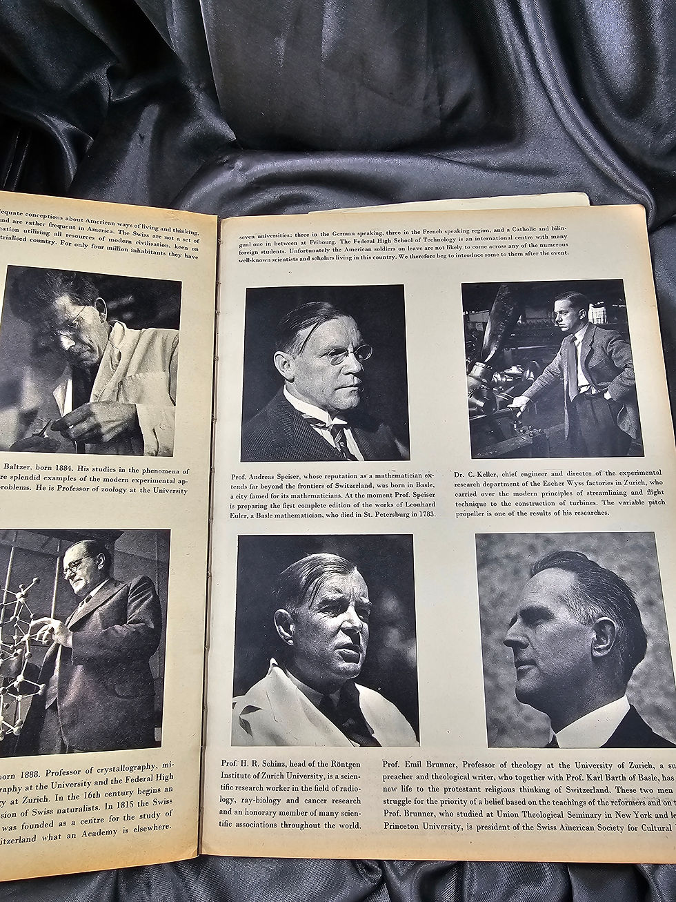 Thumbnail: WWII ERA BOOK MY LEAVE IN SWITZERLAND