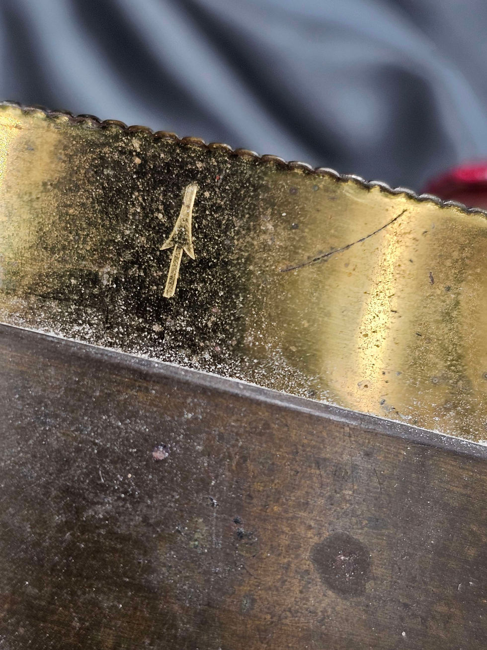 Thumbnail: WWII TRENCH ART NAVY ROULETTE ASHTRAY