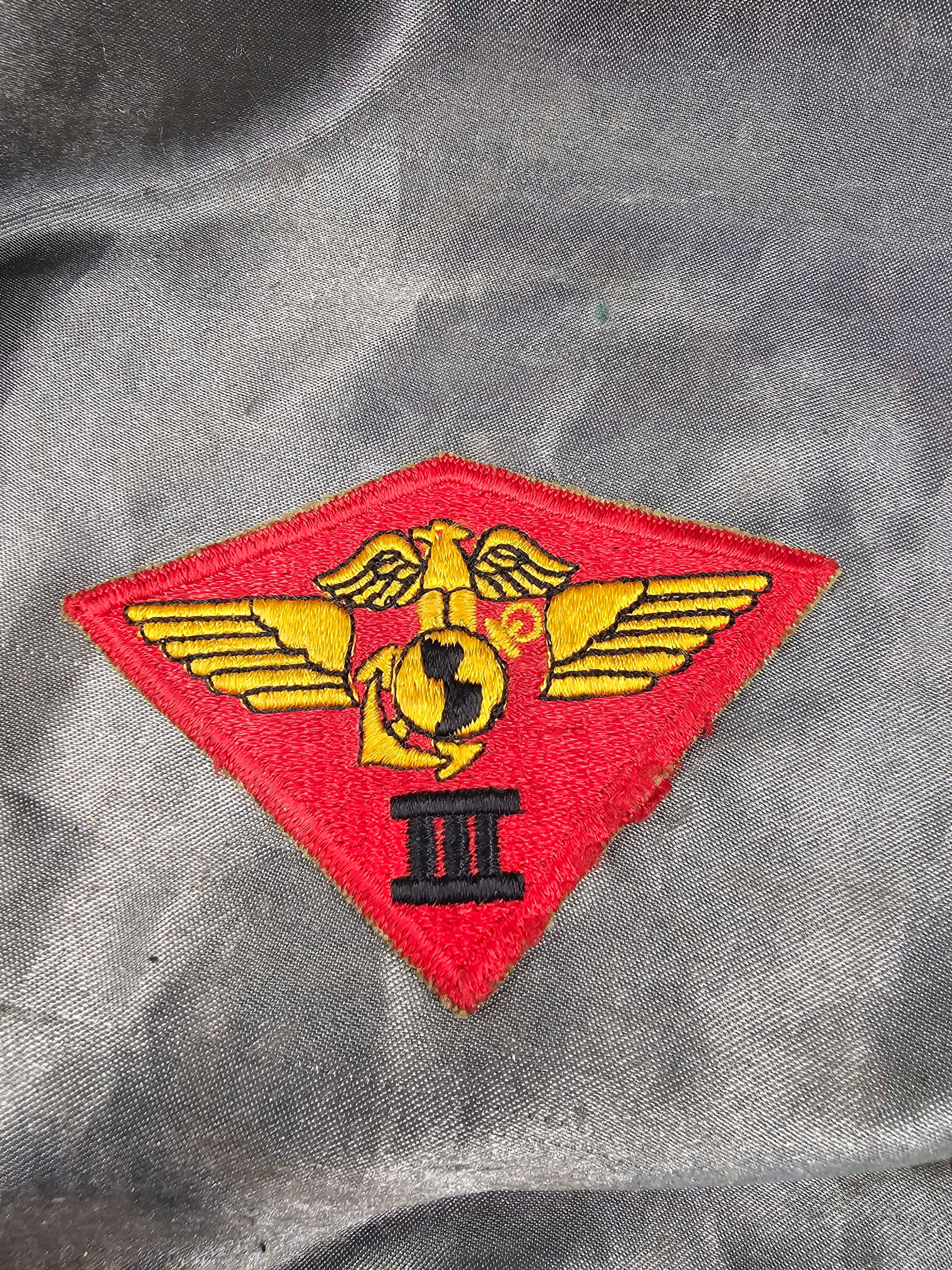 WWII USMC 3rd MARINE AIRCRAFT WING (MAW) SHOULDER PATCH 