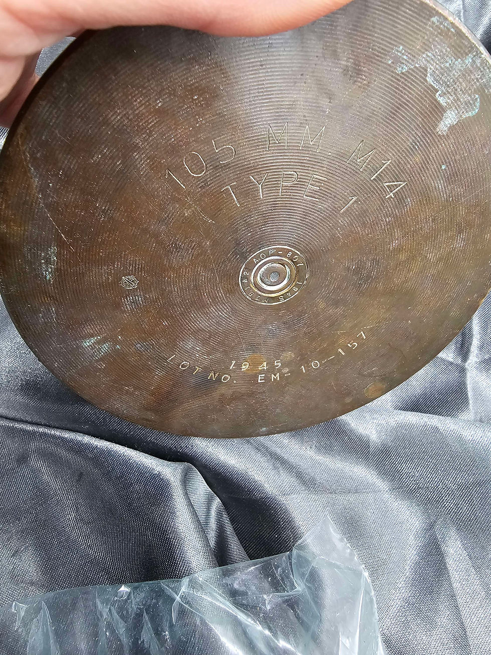 Thumbnail: WWII USMC TRENCH ART ASHTRAY