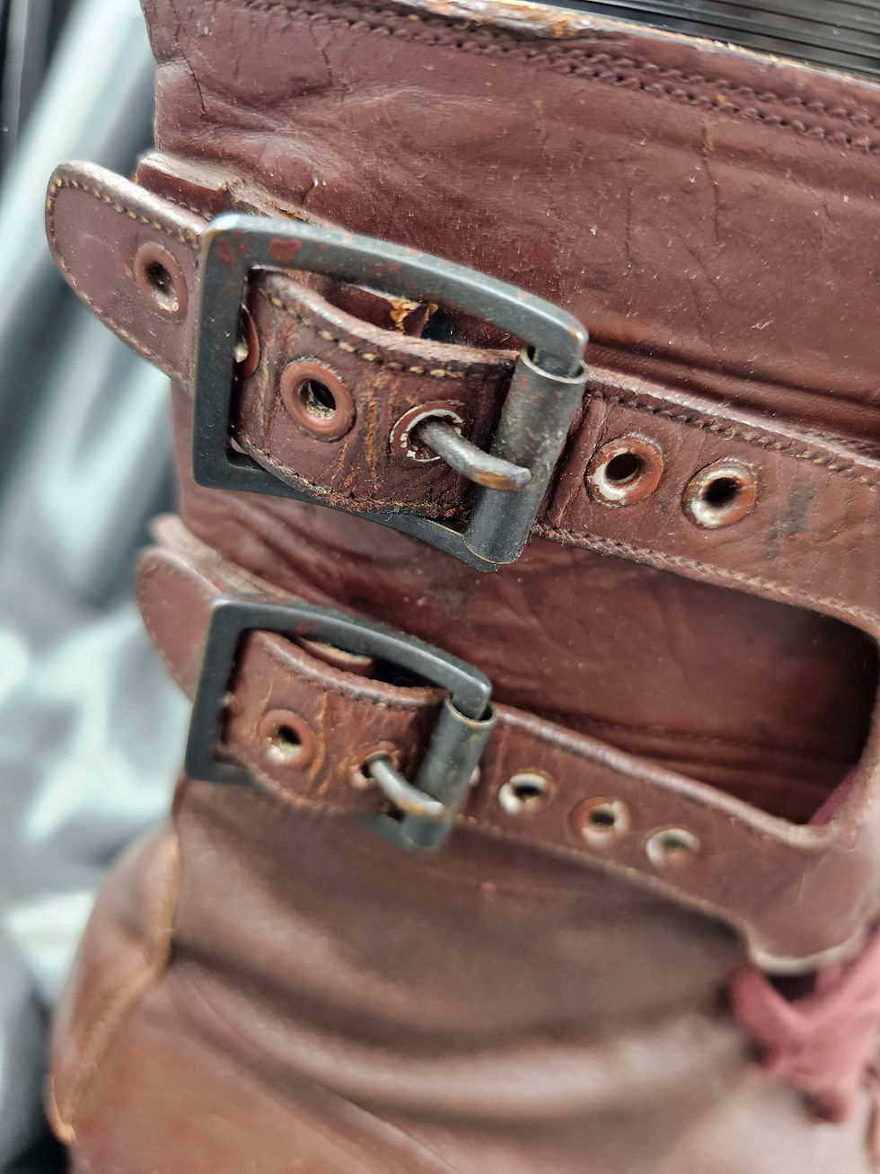 Miniaturbild: WWII US DOUBLE BUCKLE BOOTS 