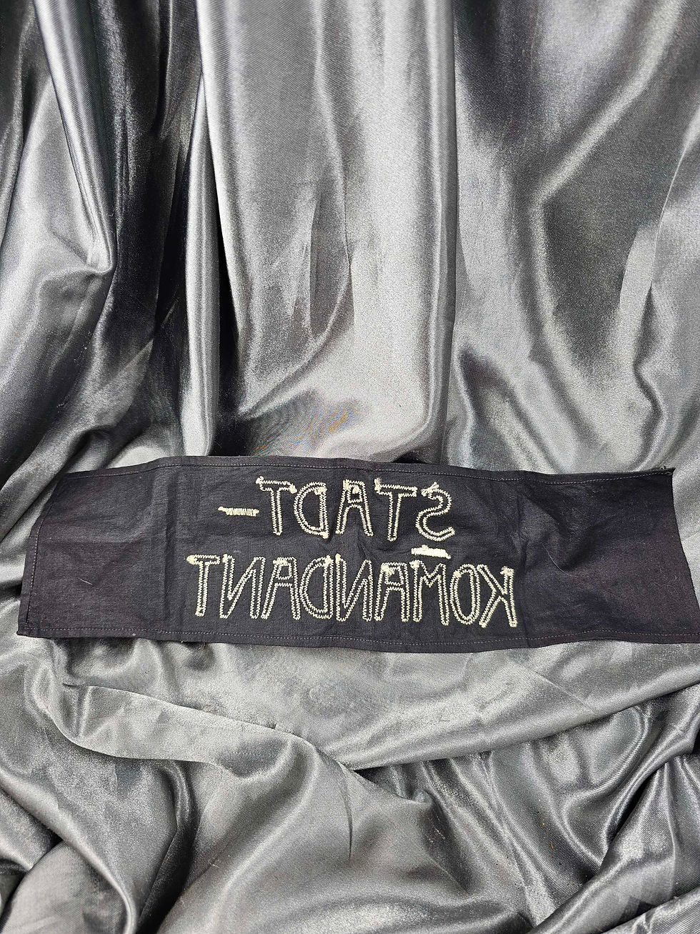 Miniaturbild: WWII SERBO-CROATIAN GERMAN CITY COMMANDER ARMBAND