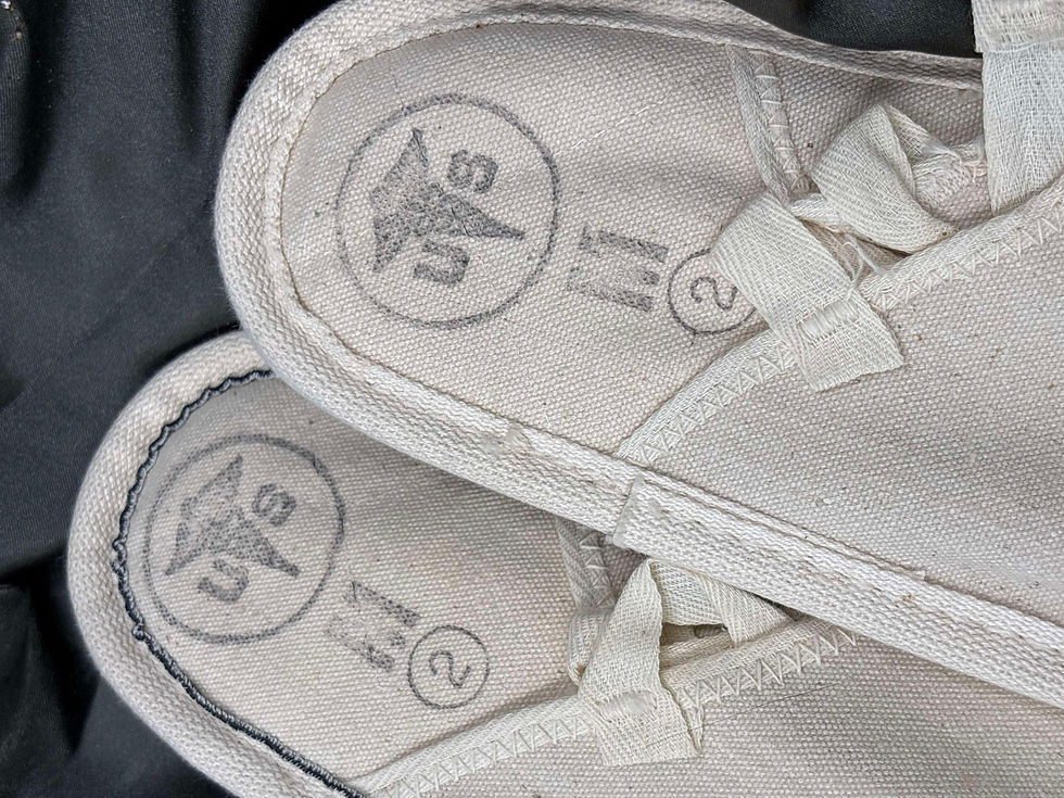Miniature : WWII US MEDICAL SLIPPERS SIZE 2