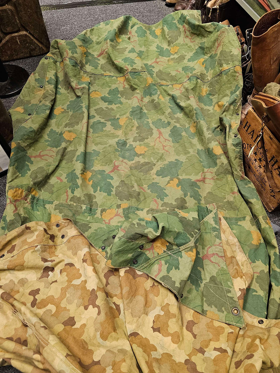 Thumbnail: KOREAN WAR USMC SHELTER HALF 