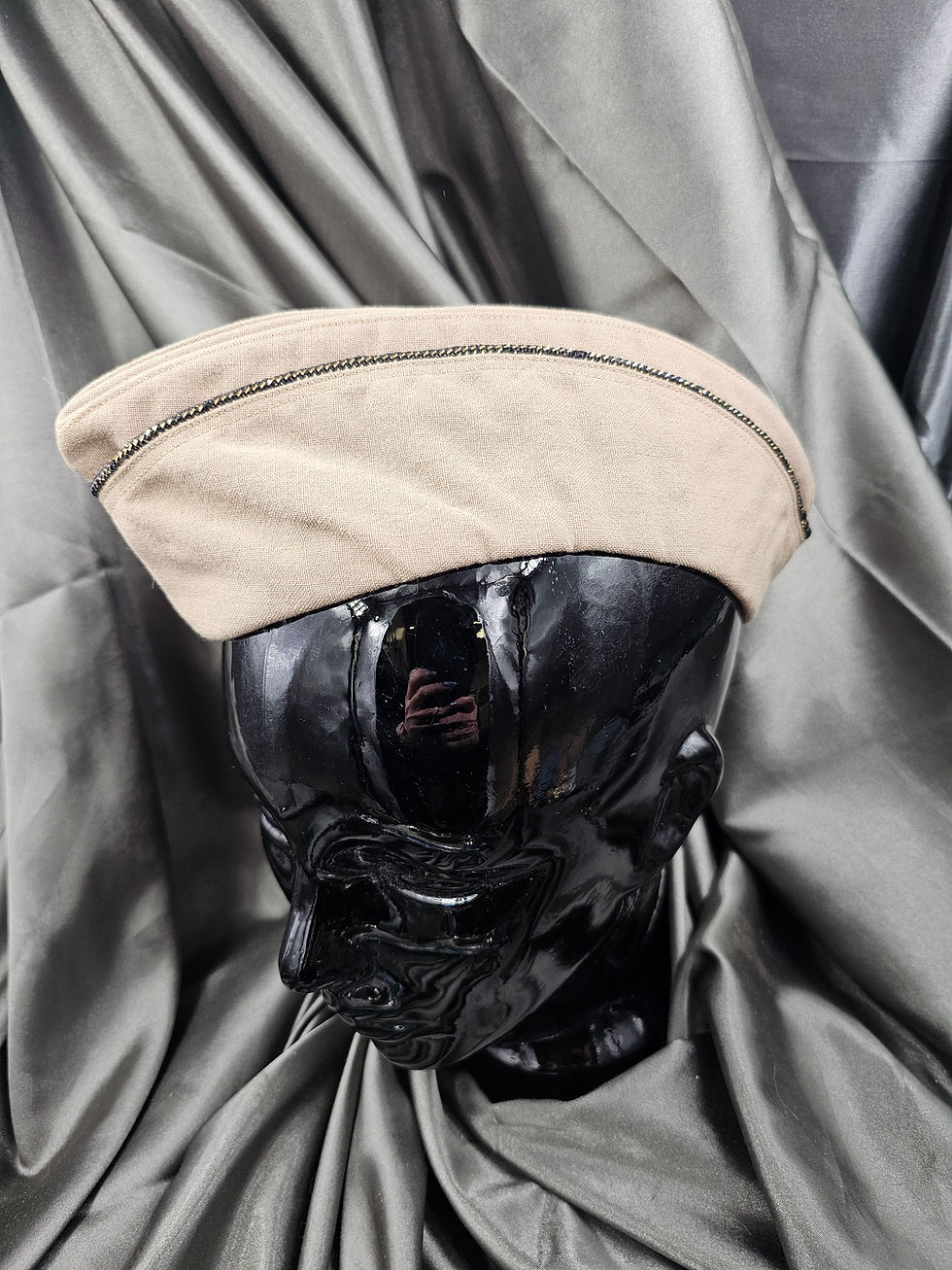 Thumbnail: WWII SUMMER OFFICER SUMMER BEIGE HAT