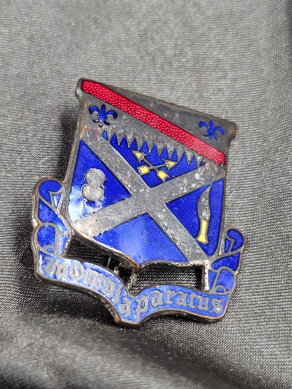 Miniaturbild: WWII US 18TH INFANTRY DIVISION DUI MATCHING PAIR