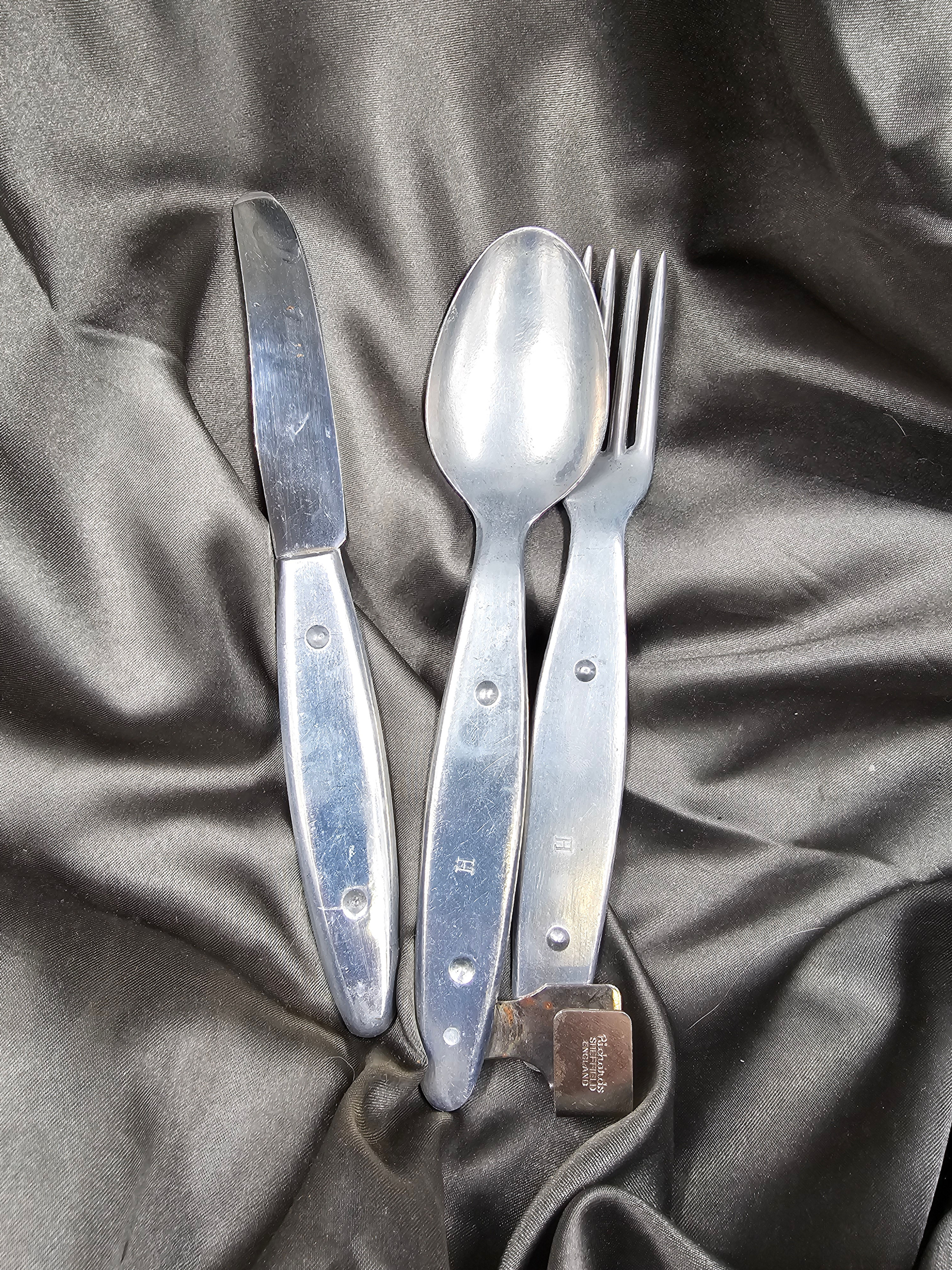 WWII BRITISH MESS UTENSILS 