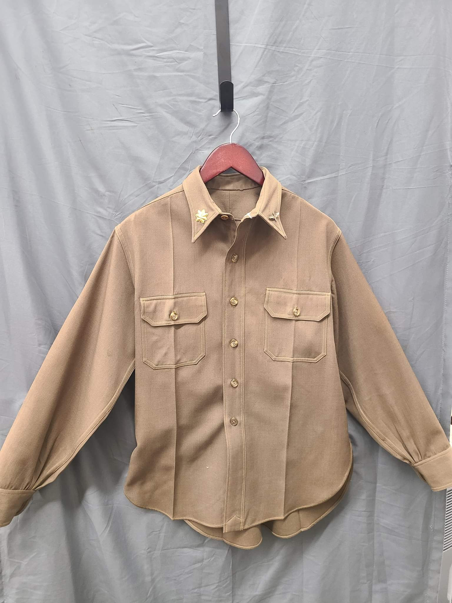 WWII ERA OFFICER PINK SHIRT