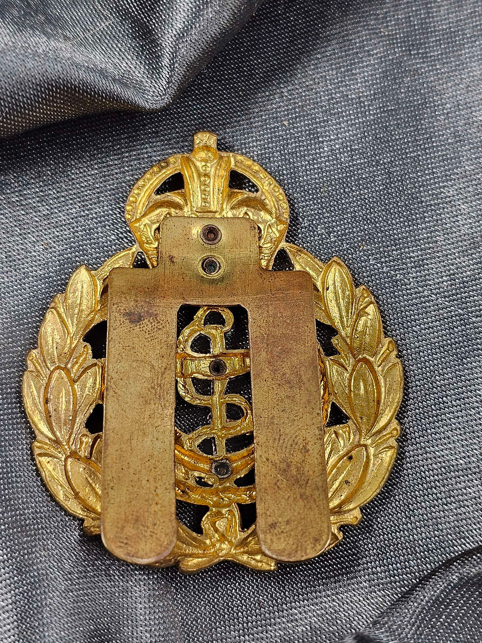 Thumbnail: WWI BRITISH NAVY PETTY CHIEF CAP BADGE 