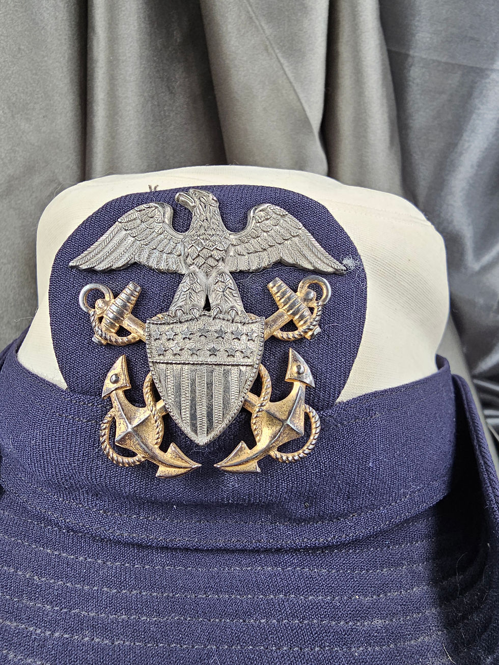 Thumbnail: WWII US NAVY WAVES OFFICER HAT