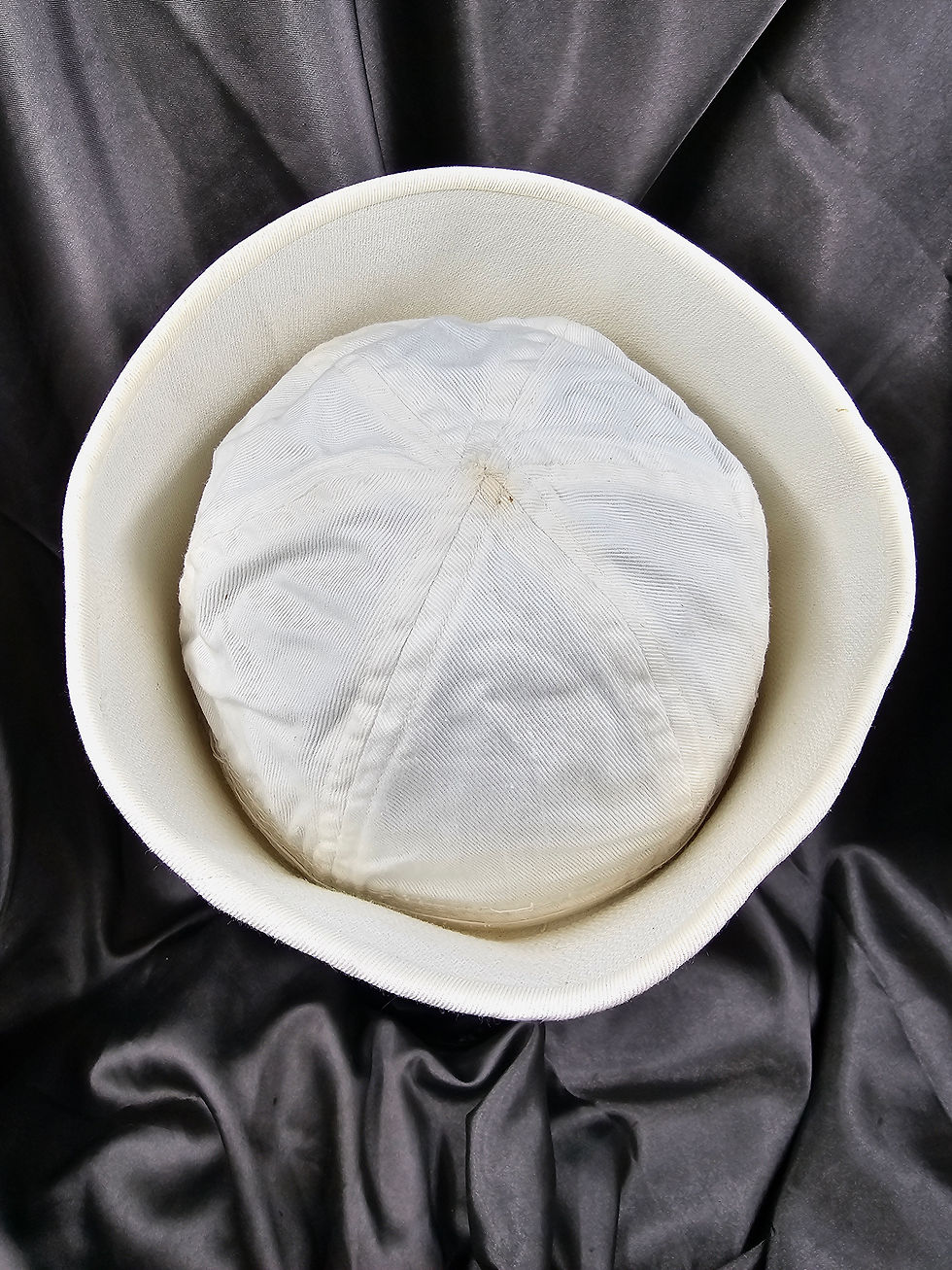 Thumbnail: WWII US NAVY WHITE DIXIE CUP HAT
