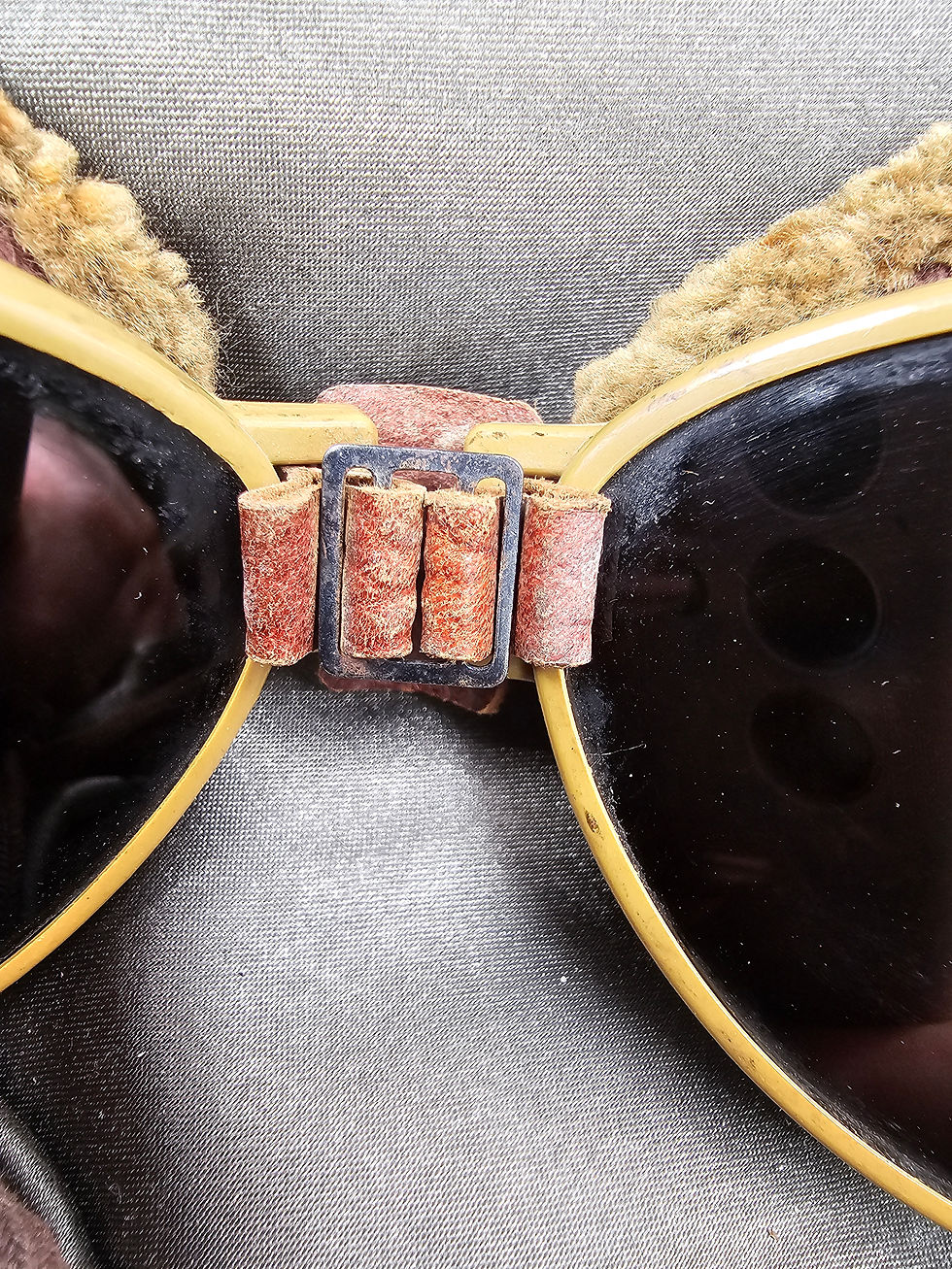 Thumbnail: WWII MOUNTAIN SKI GOGGLES