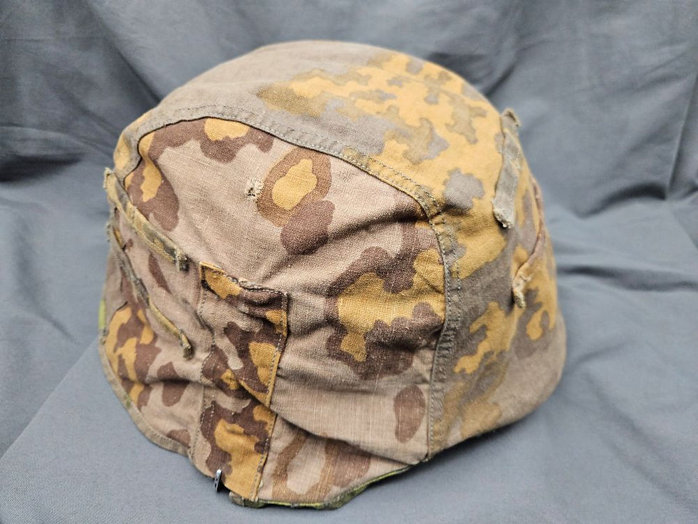 Miniature : Original Material Waffen SS Type II Oak Helmet Cover