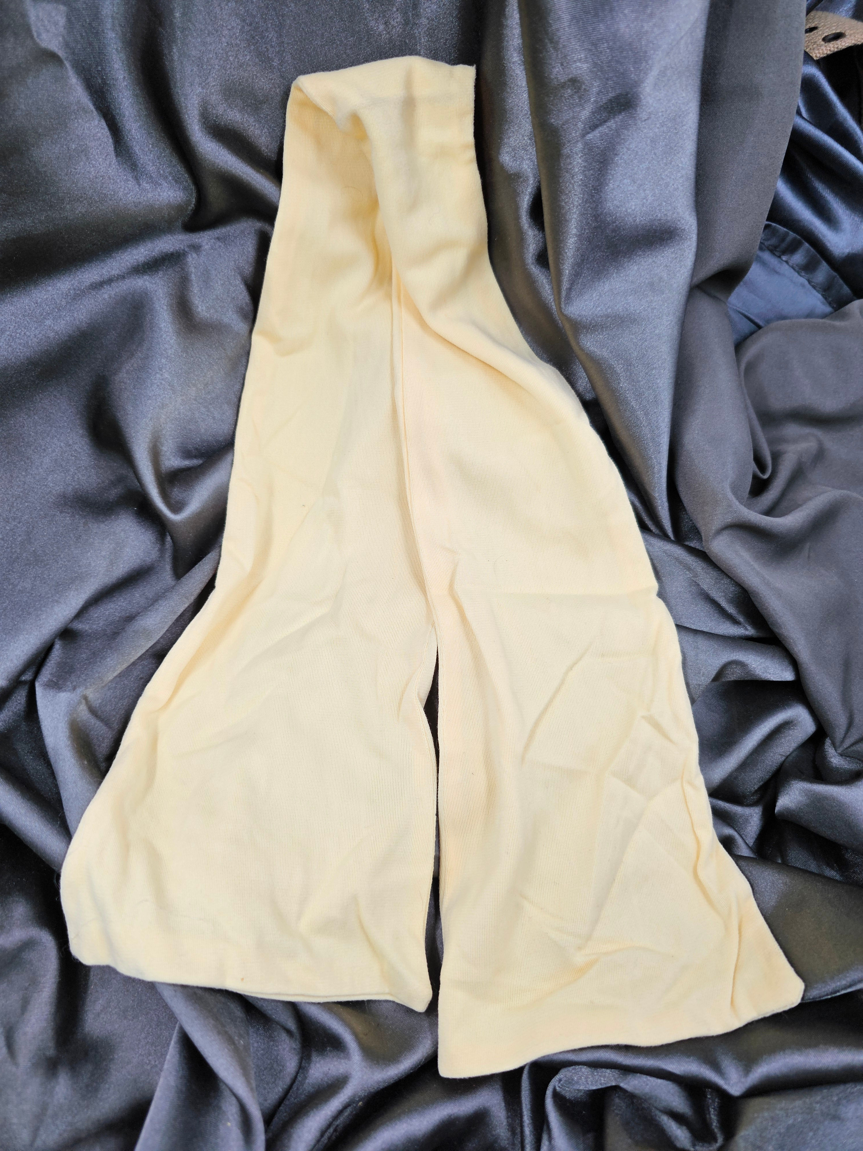 WWII RARE YELLOW CHAMOIS SCARF