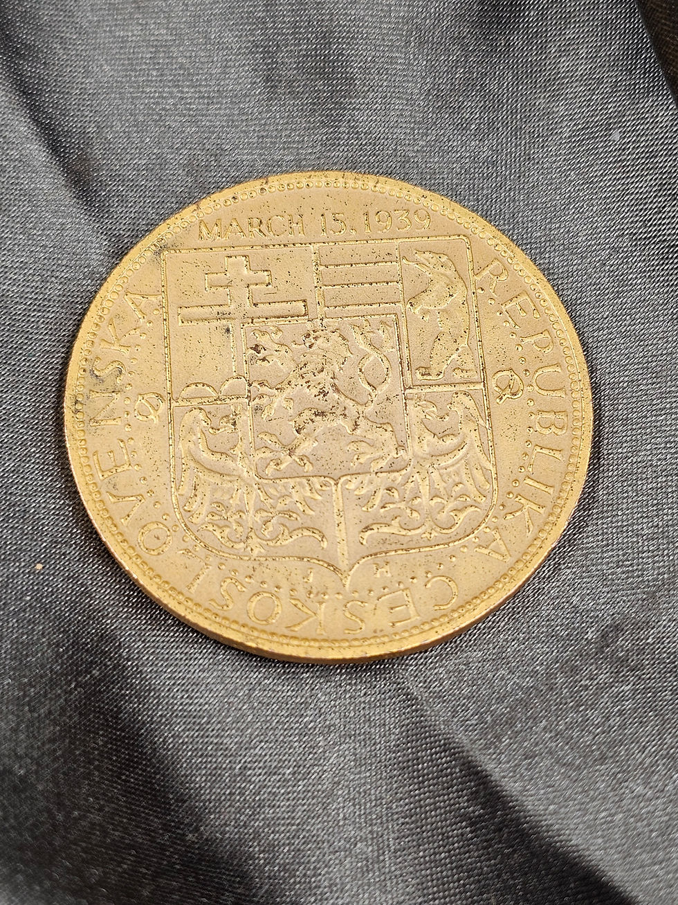 Thumbnail: 1939 NEWYORK WORLD FAIR FREE CZECHOSLAVAKIA COIN