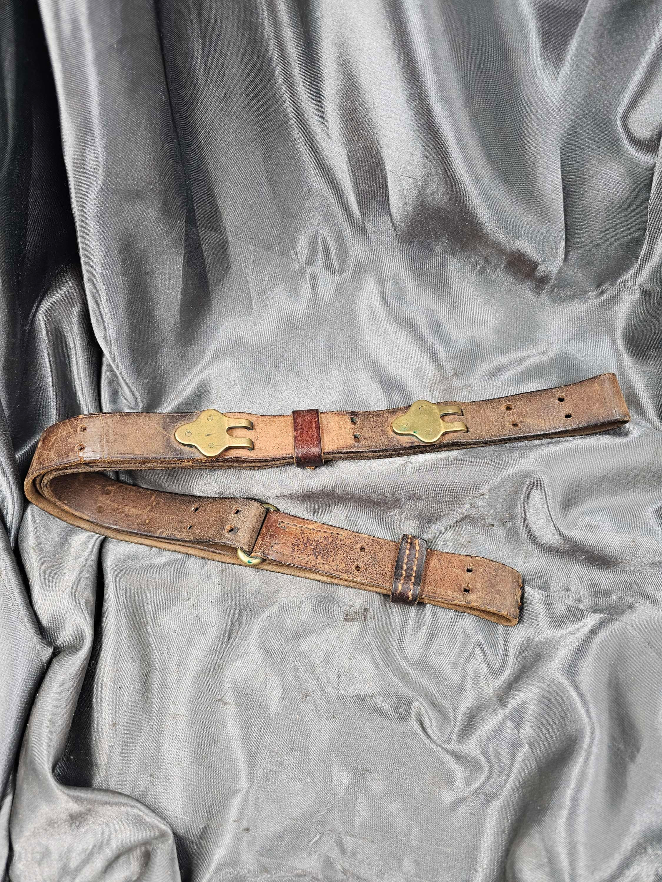 WWI US LEATHER RIFLE SLING