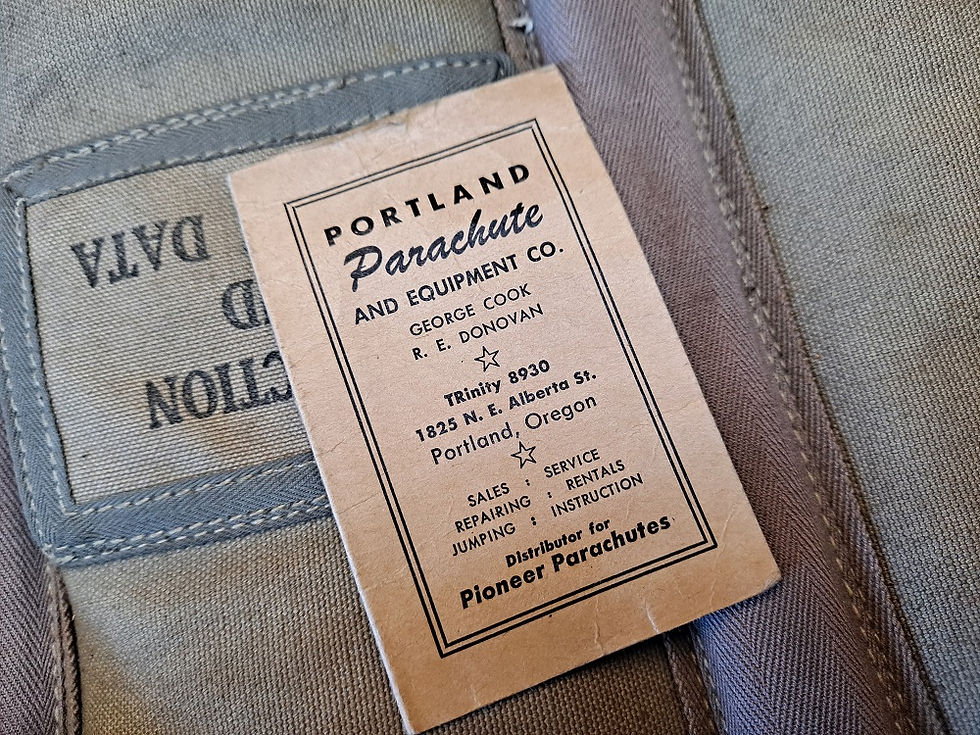 Thumbnail: Original 1946 US Parachute. Model P3-B-24