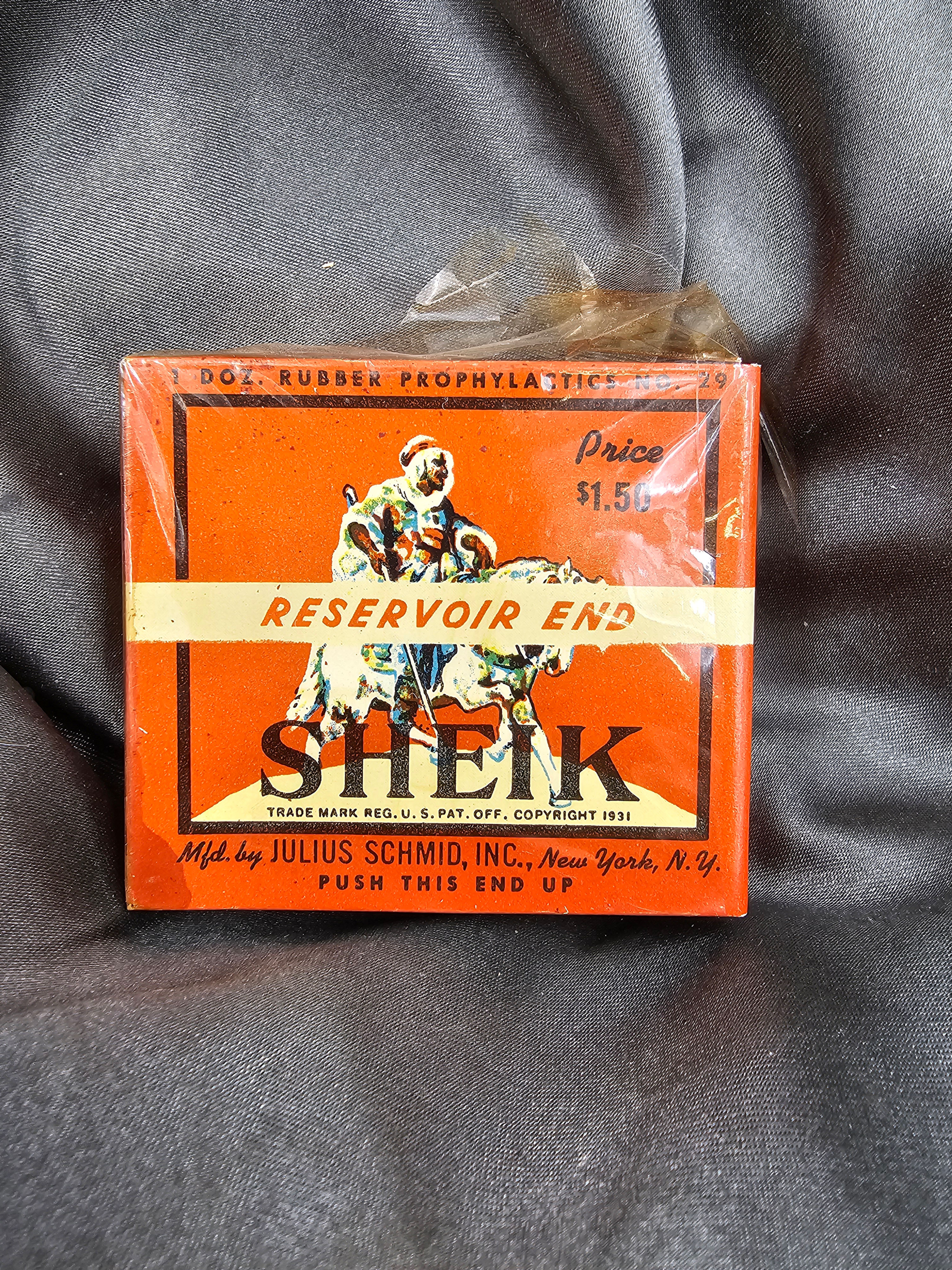 1930'S US SHEIK CONDOMS