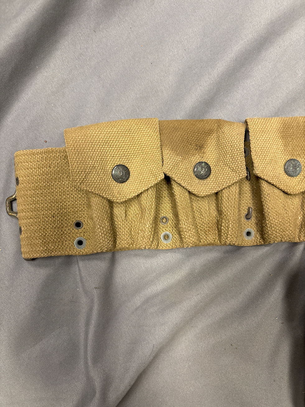 Thumbnail: MODEL 1903 EAGLE SNAP CARTRIDGE BELT WITH CANTEEN 