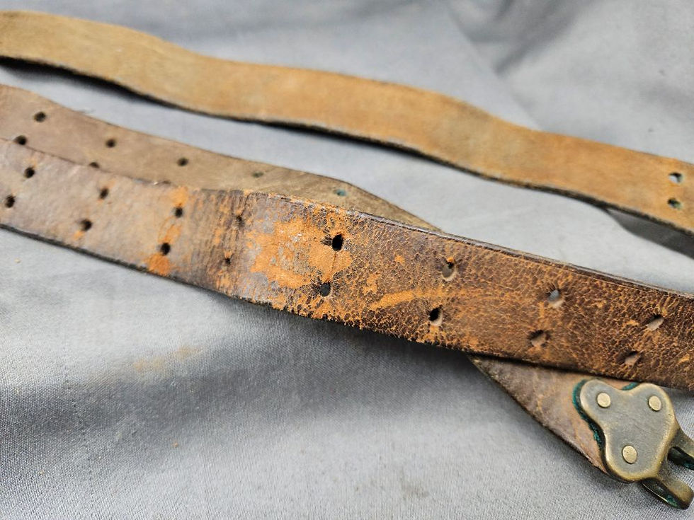 Miniaturbild: WWI US Leather Rifle Sling. Model 1907 sling