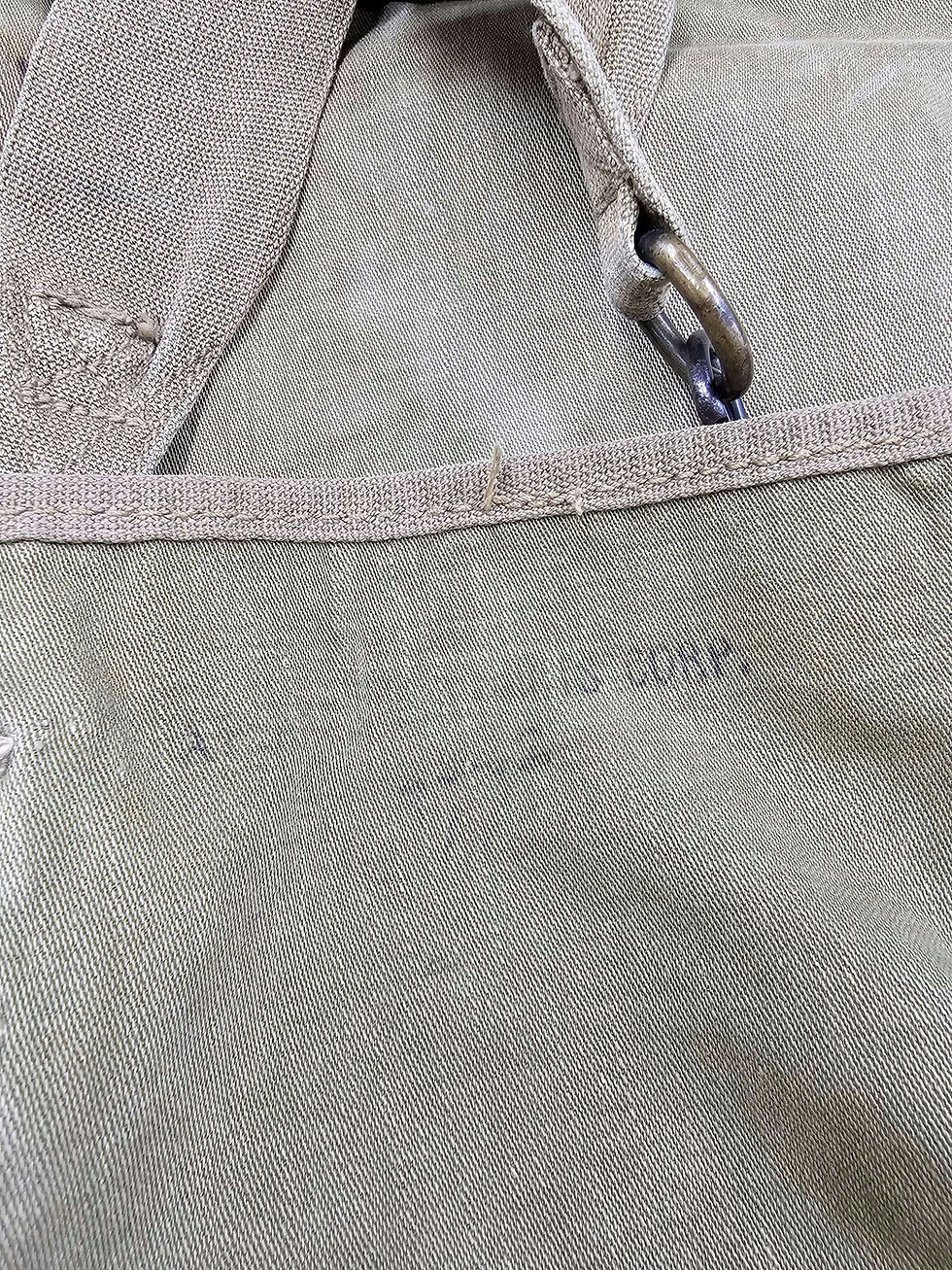Thumbnail: WWII US MUSETTE BAG RUBBERIZED 