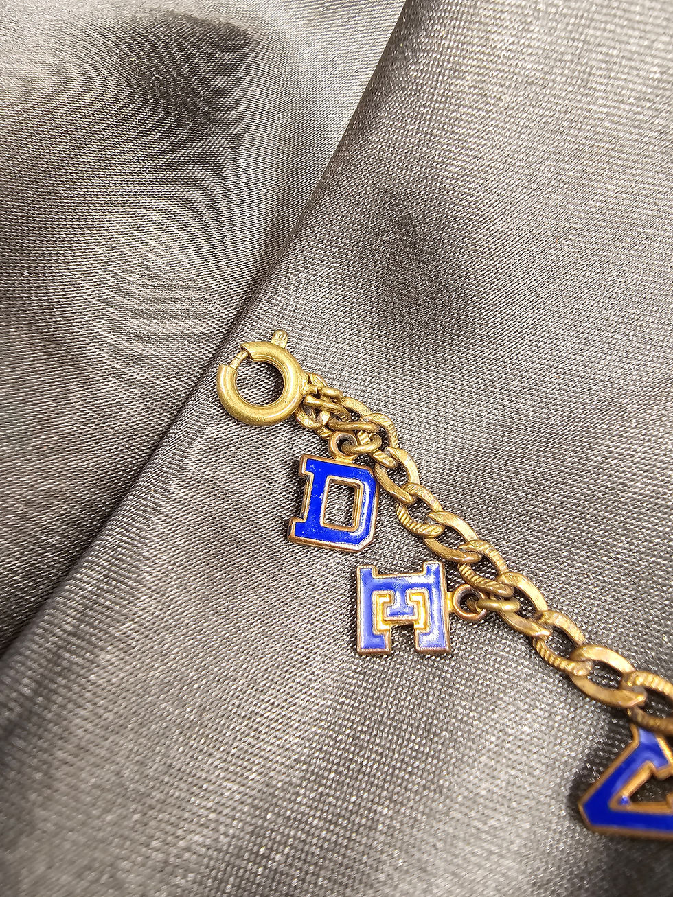 Thumbnail: WWII ERA USMC DEVIL DOG SWEETHEART BRACELET