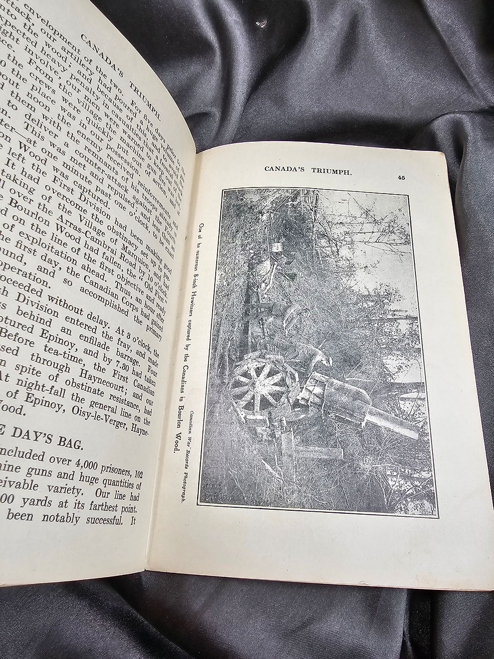 Thumbnail: WWI ERA CANADA'S TRIUMPH BOOK