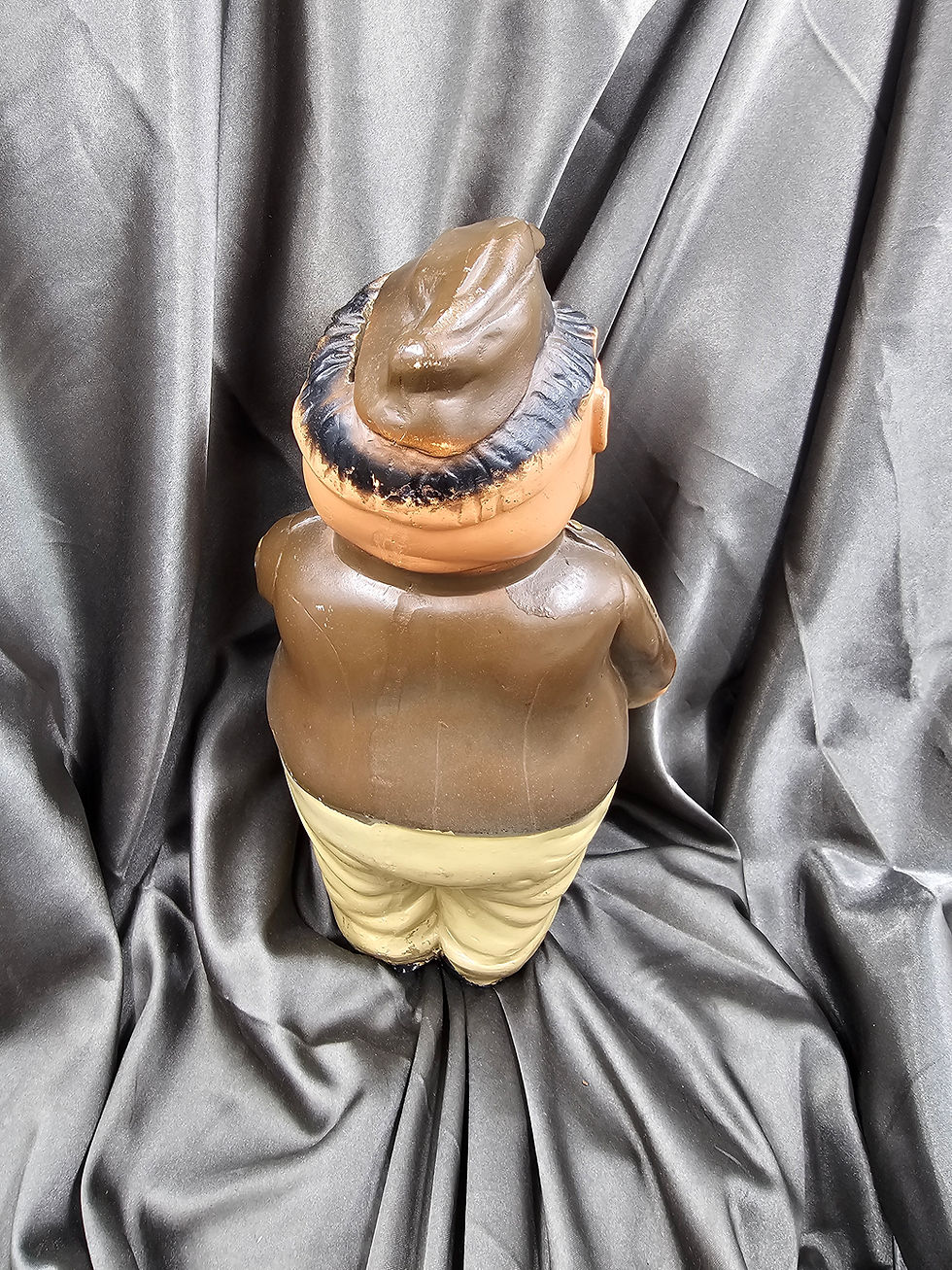 Miniaturbild: WWII DRILL SERGEANT PIGGY BANK CHALKWARE