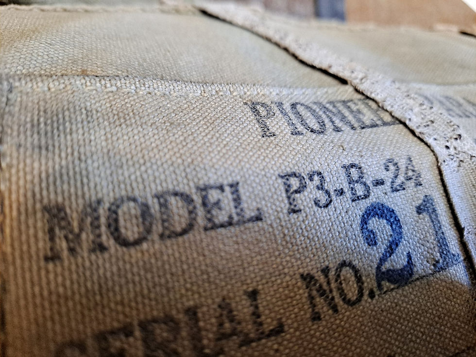 Thumbnail: Original 1946 US Parachute. Model P3-B-24